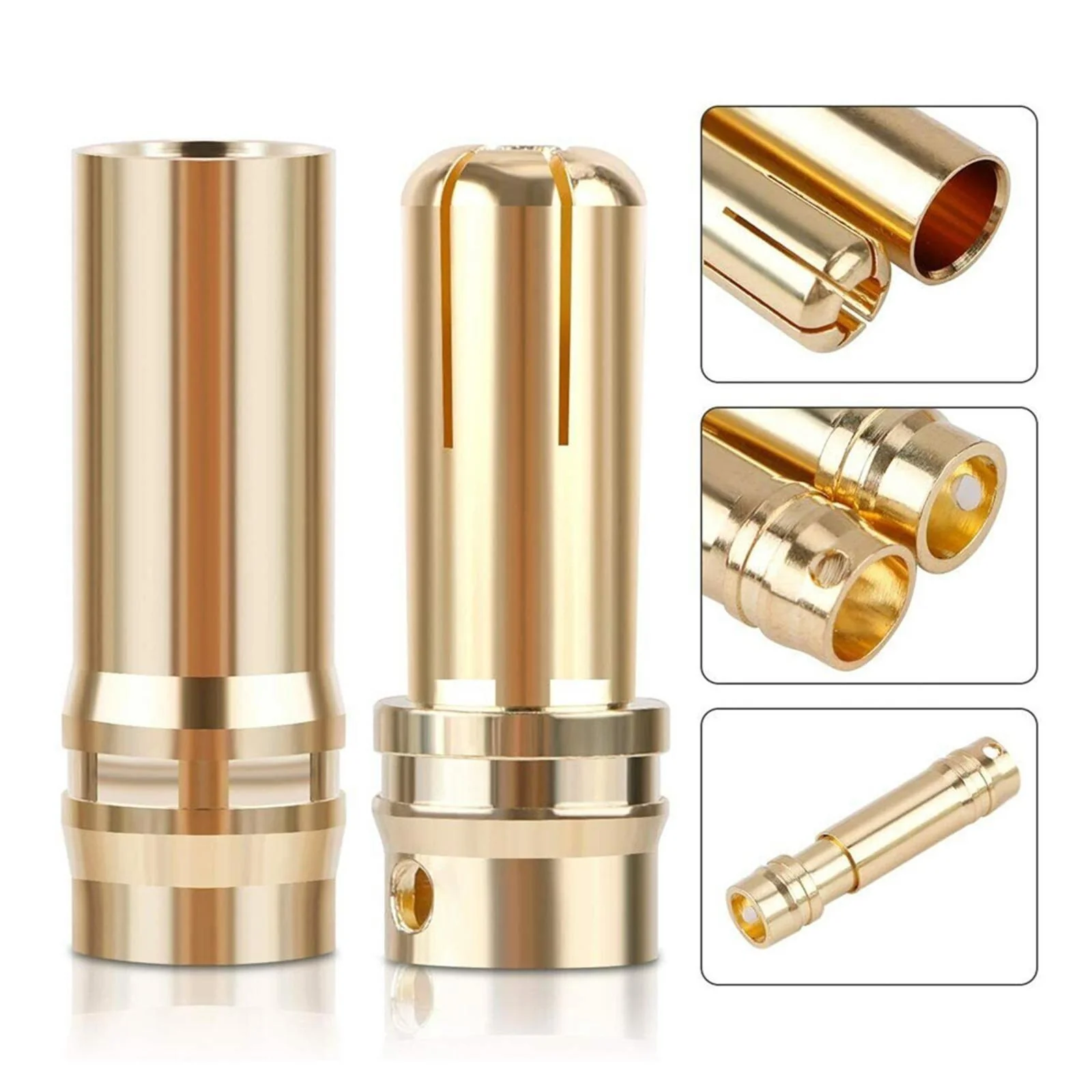 10Pairs XT150 Banana Bullet Adapter Male Female For FPV Racing RC LiPo Battery - Image 2
