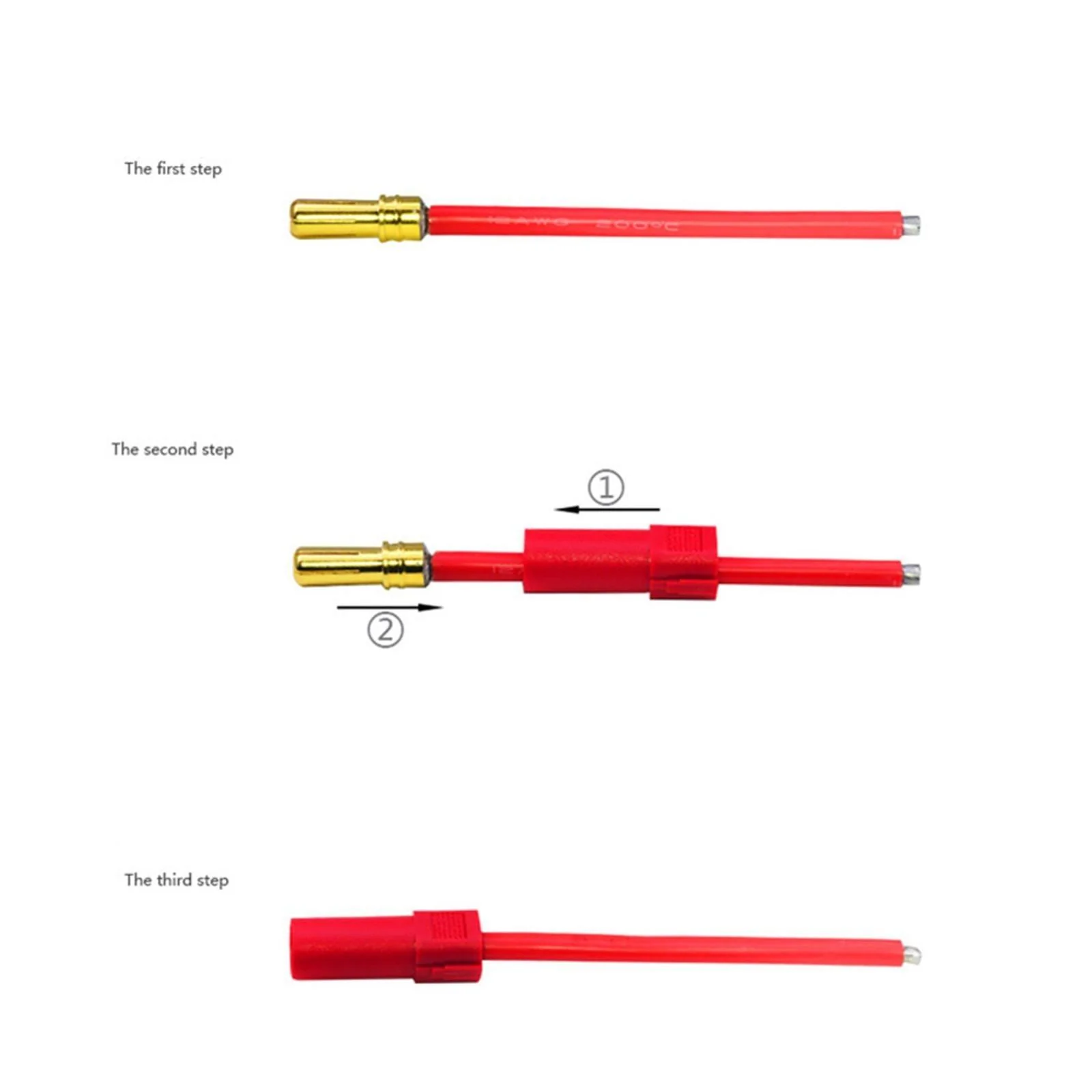 10Pairs XT150 Banana Bullet Adapter Male Female For FPV Racing RC LiPo Battery - Image 8