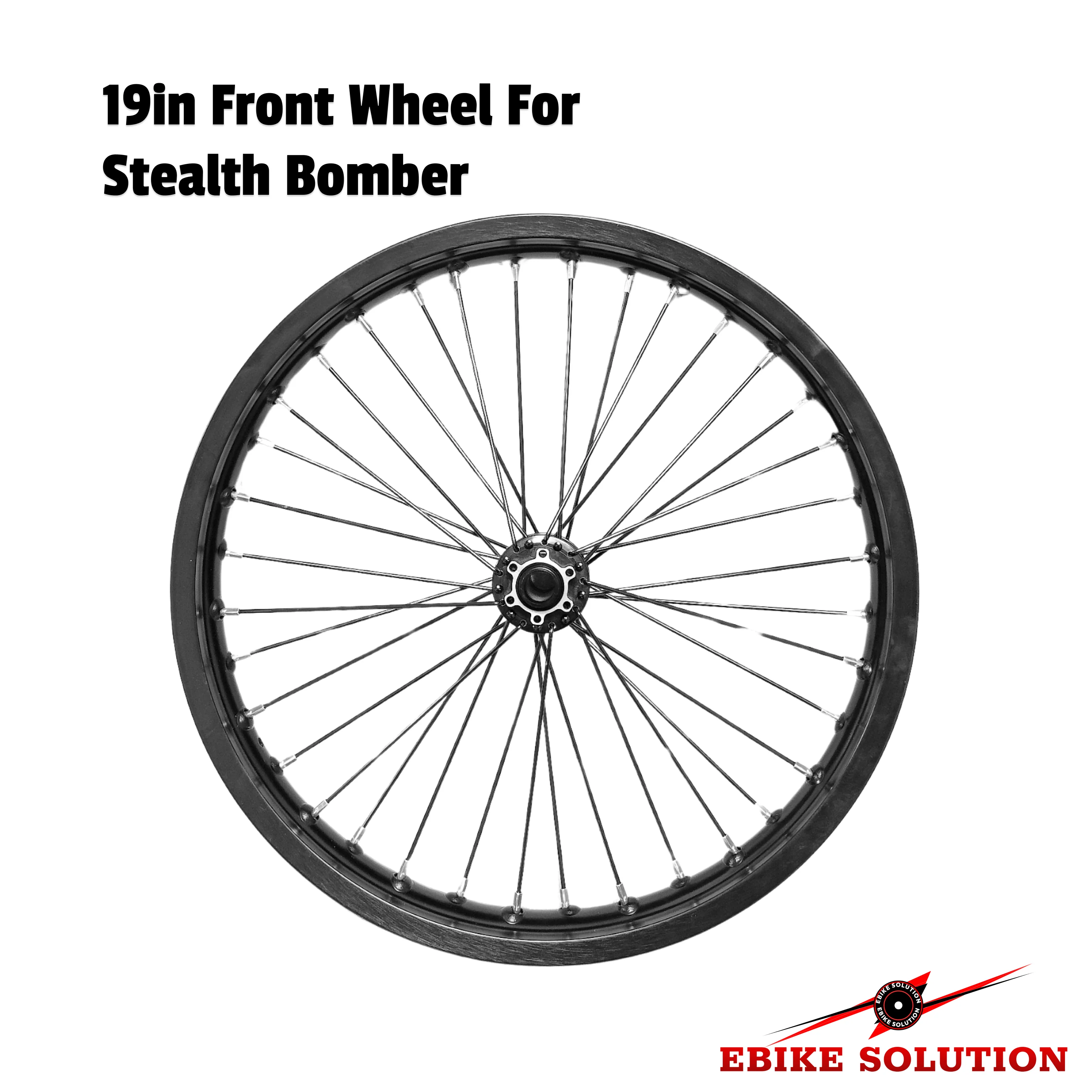 Stealth Bomber/Surron Ebike Enduro Front Wheel 20x110mm  Single Brake Side Hub 19 Inch - Image 3