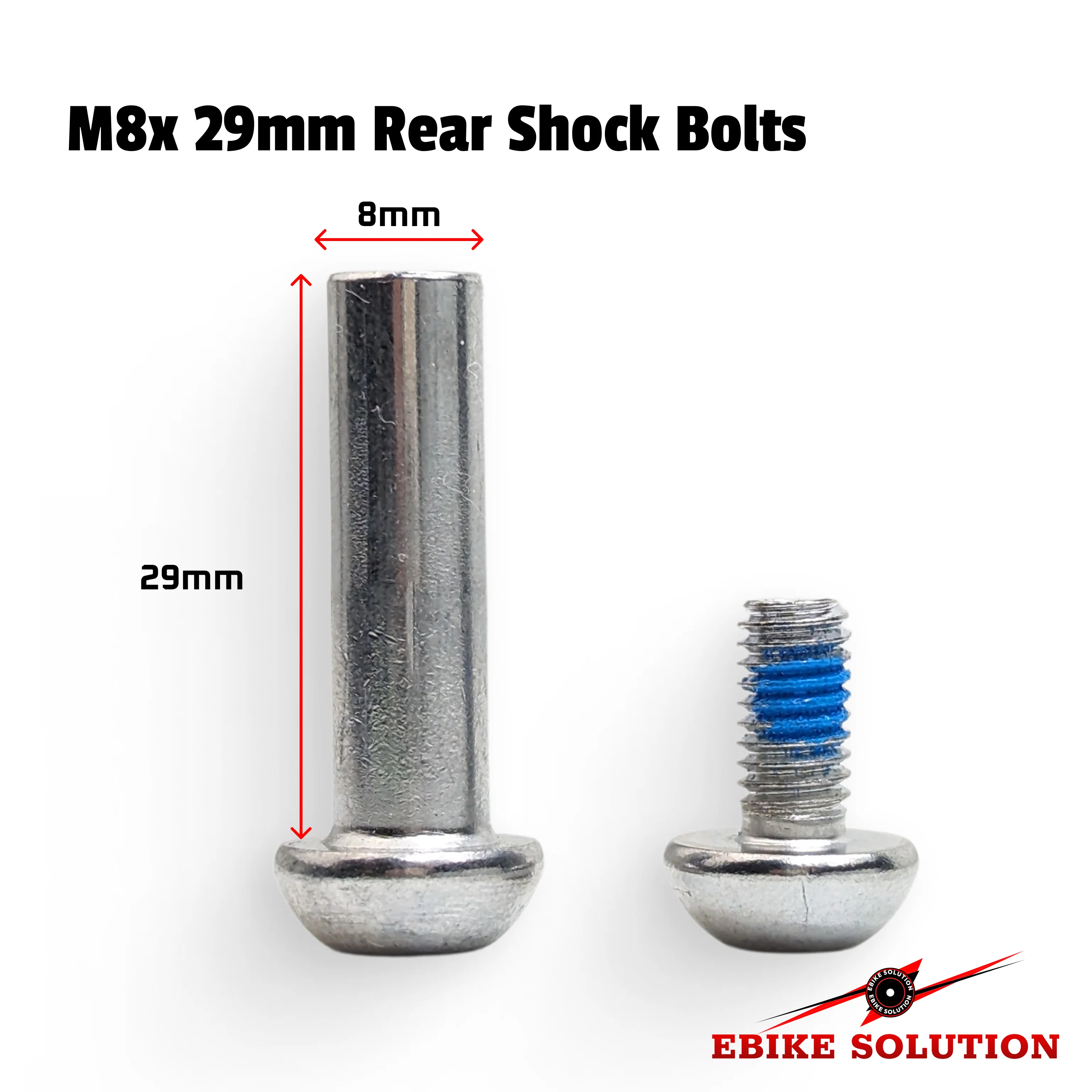 2 PCS MTB Bike Rear Suspension Shock Screws Pivot Mounting Bolt 8mm*25/29/35/39 - Image 3