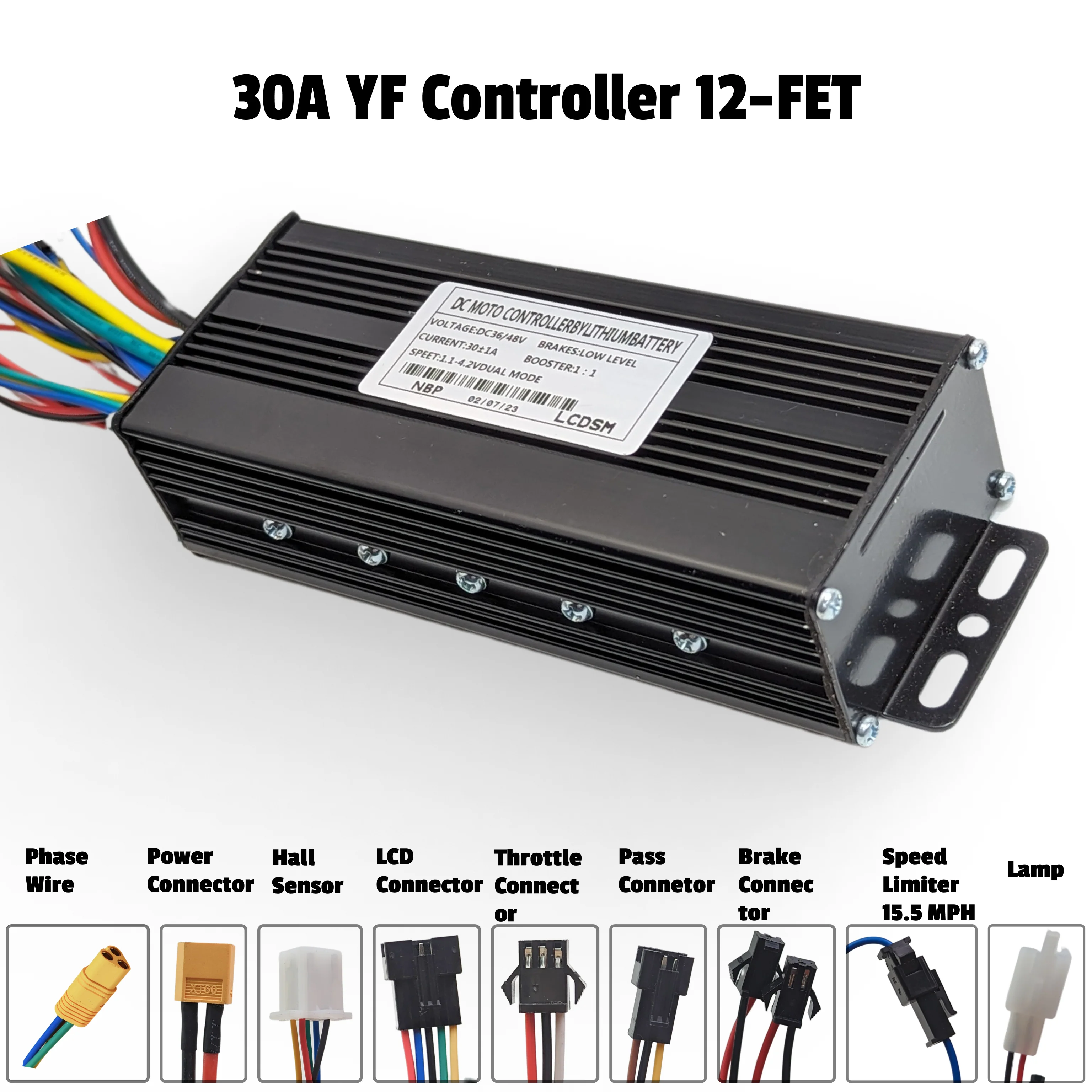 36/48V 30A 1500W Ebike Kit Rear Electric Bicycle Wheel MTX Enduro UK - Image 6