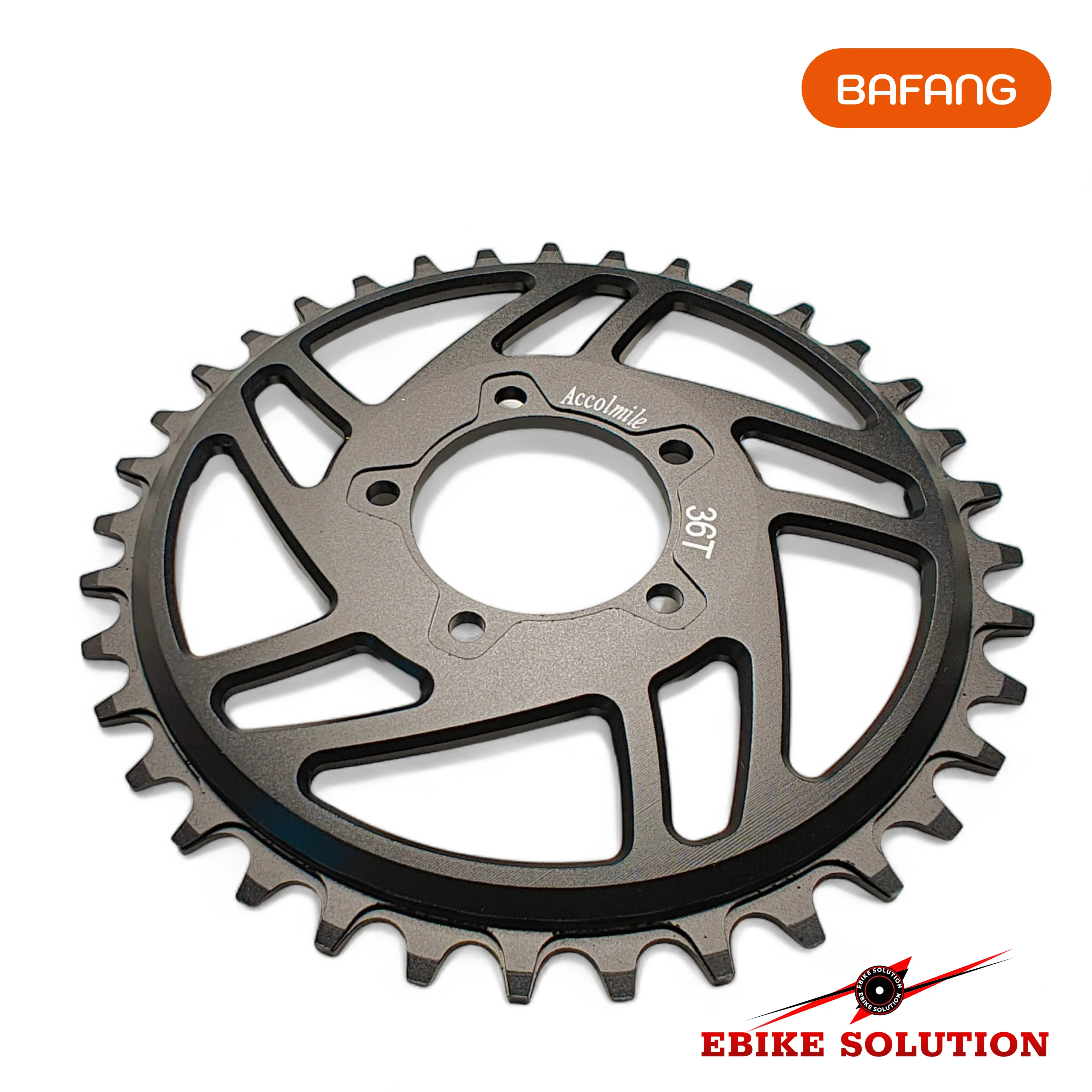 36T BAFANG BBSHD 8FUN Chain Wheel Ebike Mid Drive Motor Chainring Sprocket Black - Image 7