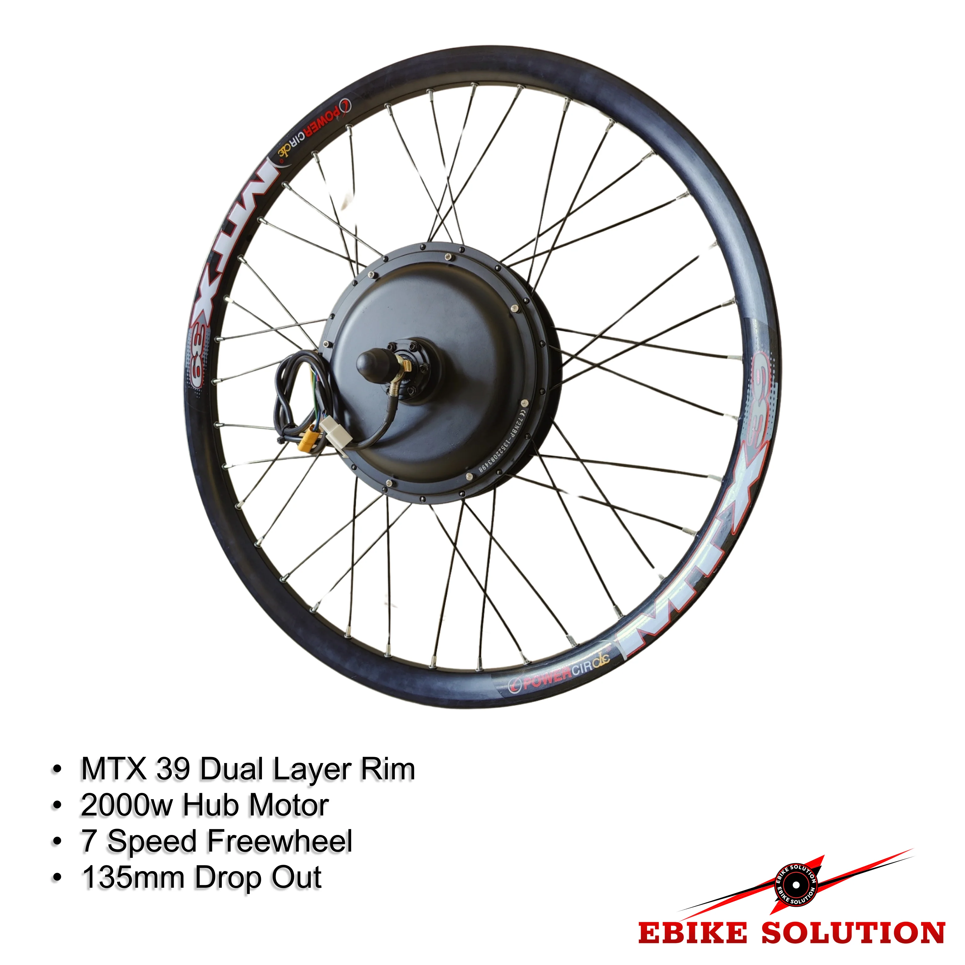 72V 2000W 26 27.5 29 Ebike Hub Motor Electric Bike MTB DIY - Image 3