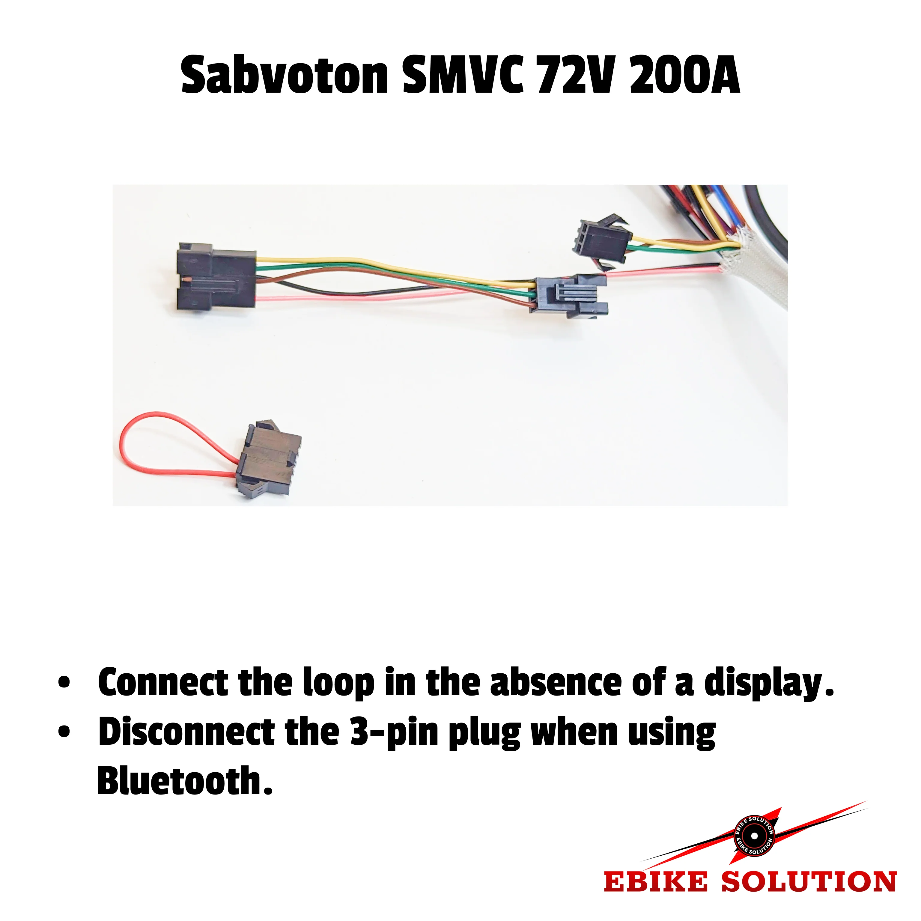 Sabvoton 72V 150A eBike Scooter Controller Stealth Bomber SVMC72150 V1 V2 Support Plug and Play Display - Image 4