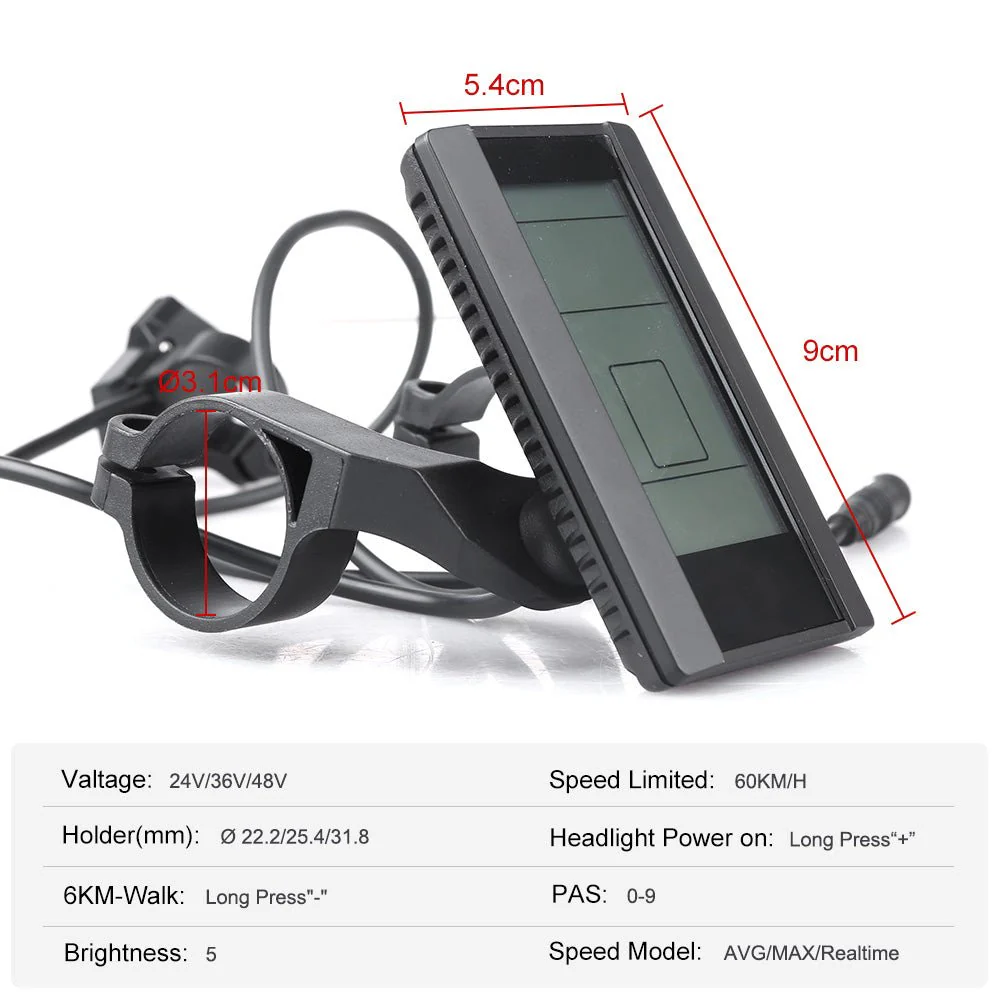 800S LCD Display Panel For Bafang BBS01 BBS02B BBS02 BBS02B BBSHD intelligent Display - Image 3