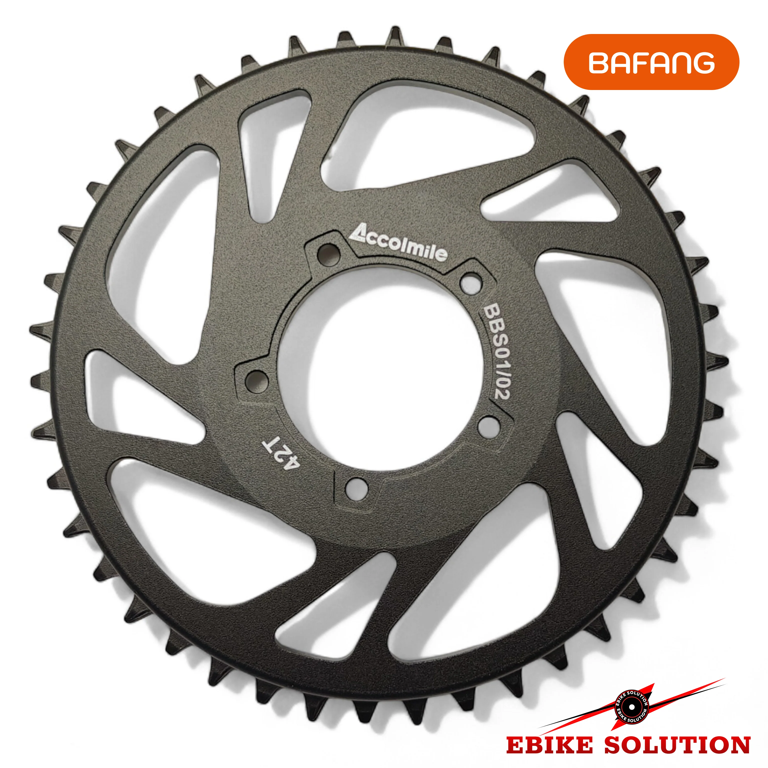 BAFANG BBS01/02 42T Chain Ring Offset Correction Electric Bicycle Ebike Wheel - Image 11