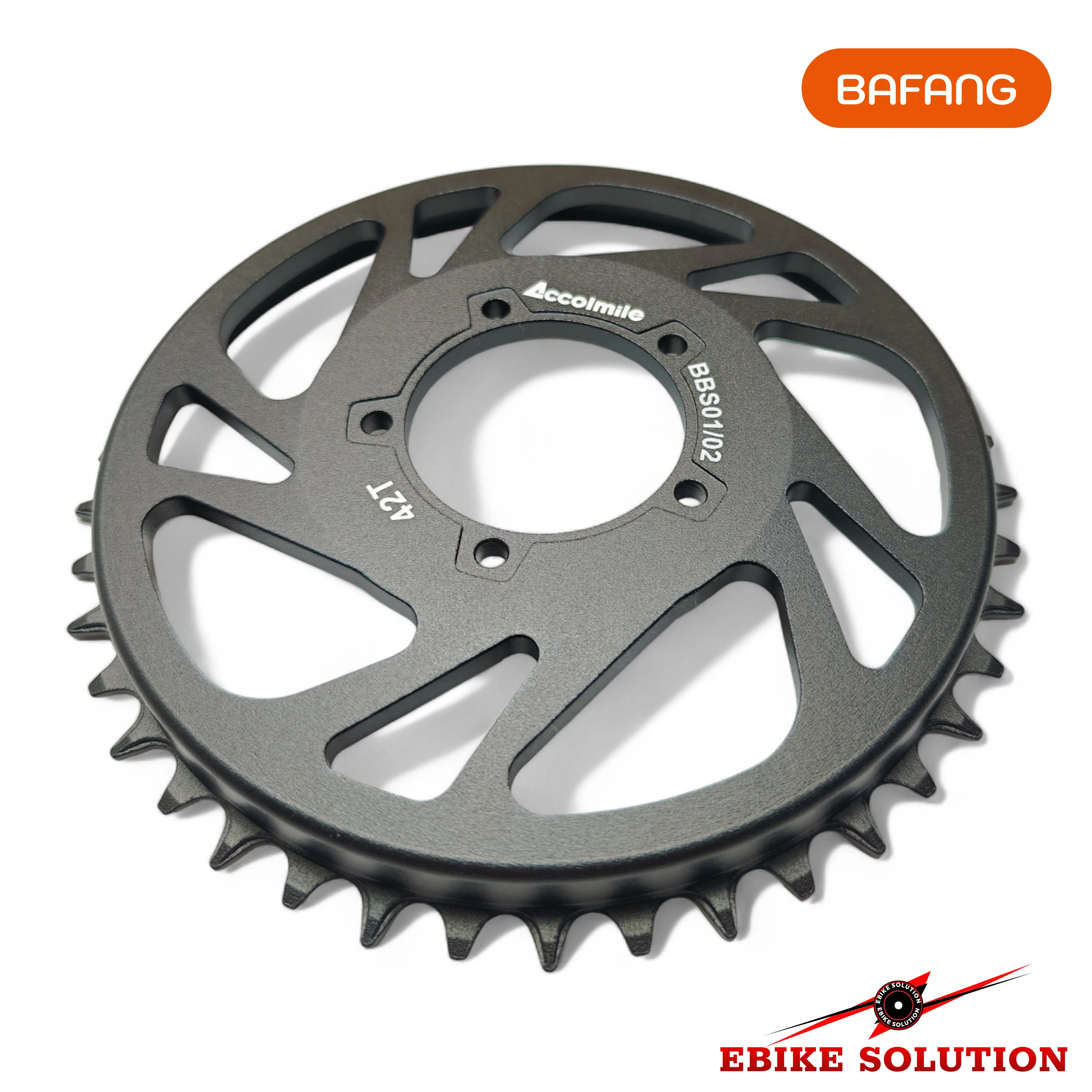 BAFANG BBS01/02 42T Chain Ring Offset Correction Electric Bicycle Ebike Wheel - Image 7