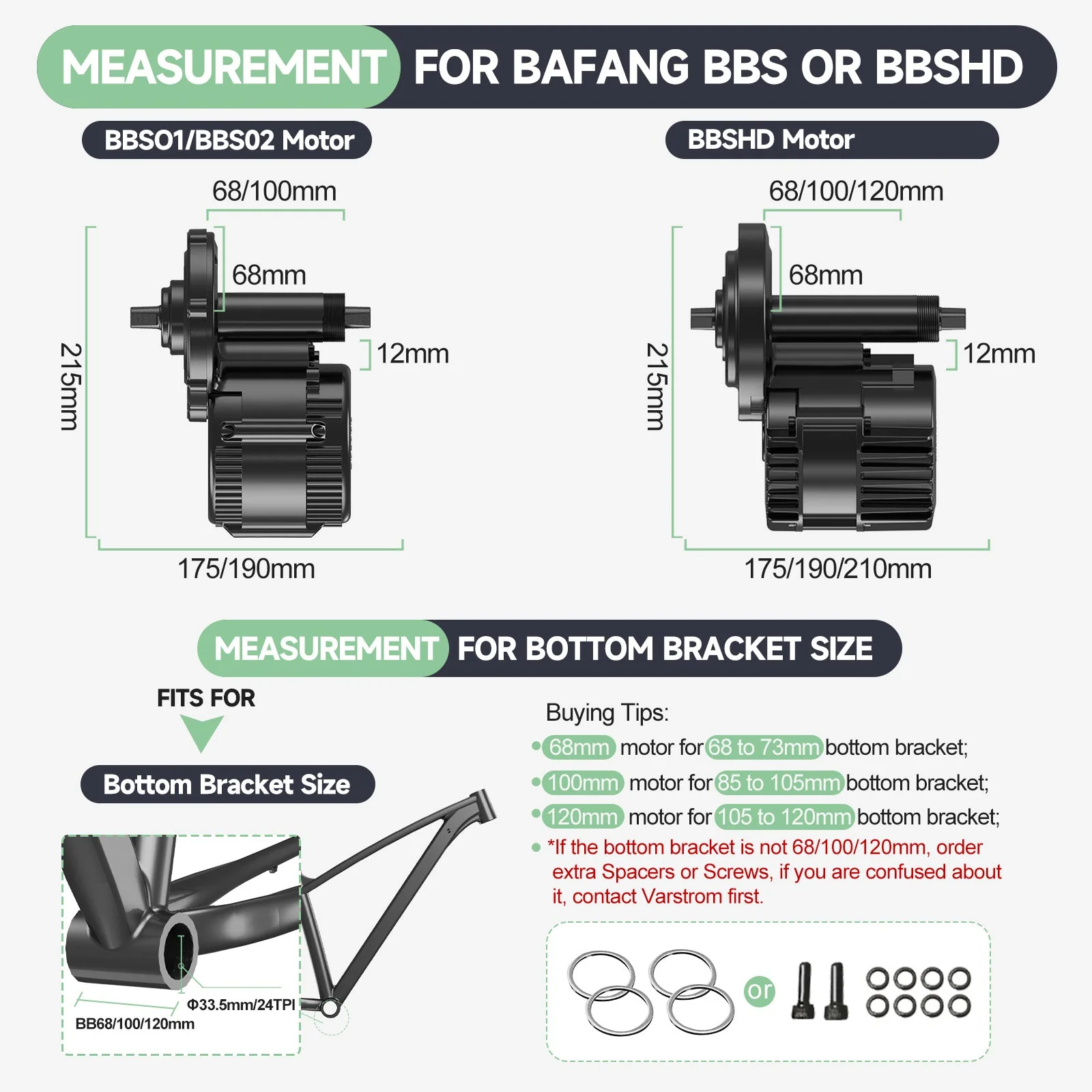 Bafang Can-Bus BBS02B 48V 750W Mid-drive Bicycle Kit E-bike Conversion Kit - Image 4