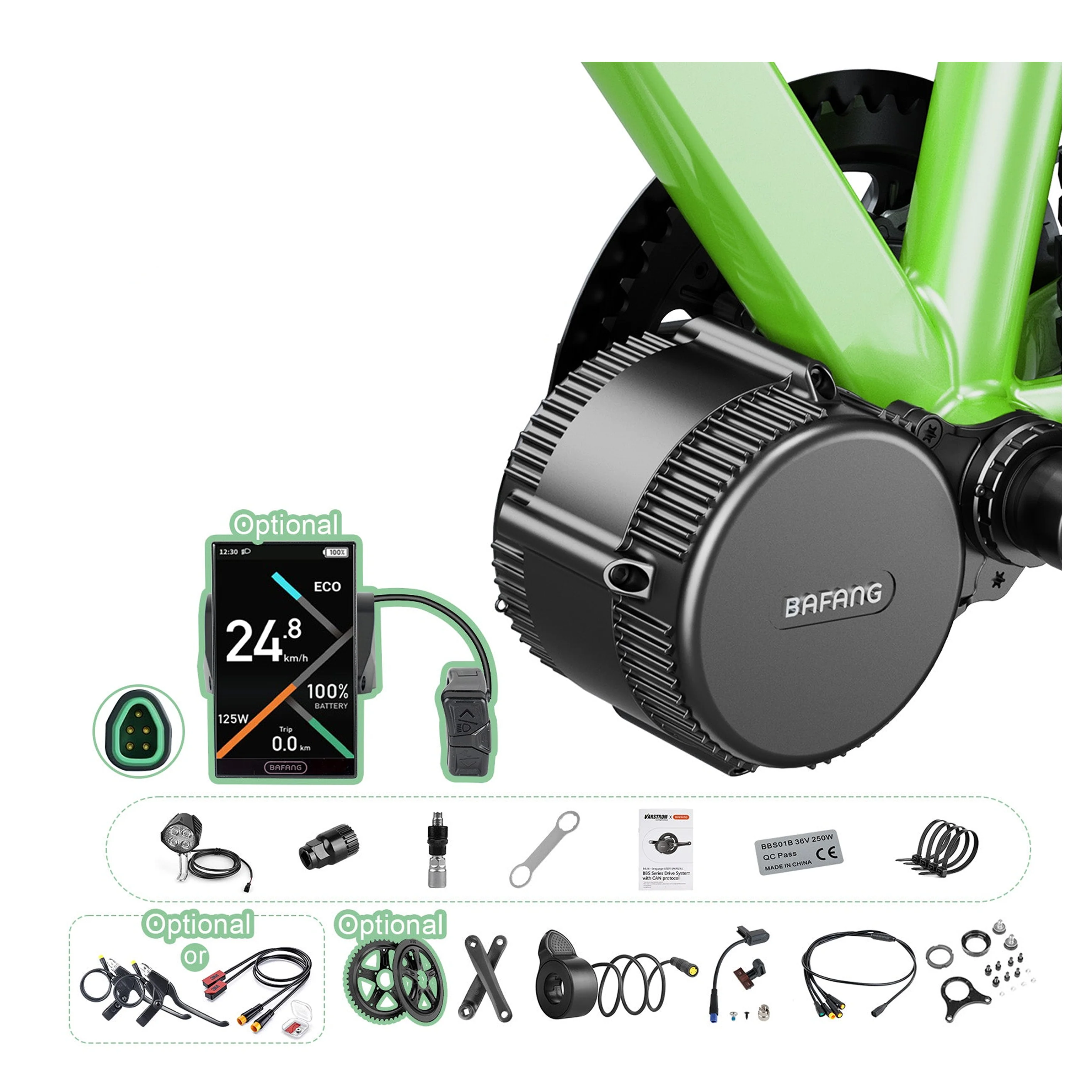 Bafang Can-Bus BBS02B 48V 750W Mid-drive Bicycle Kit E-bike Conversion Kit - Image 8