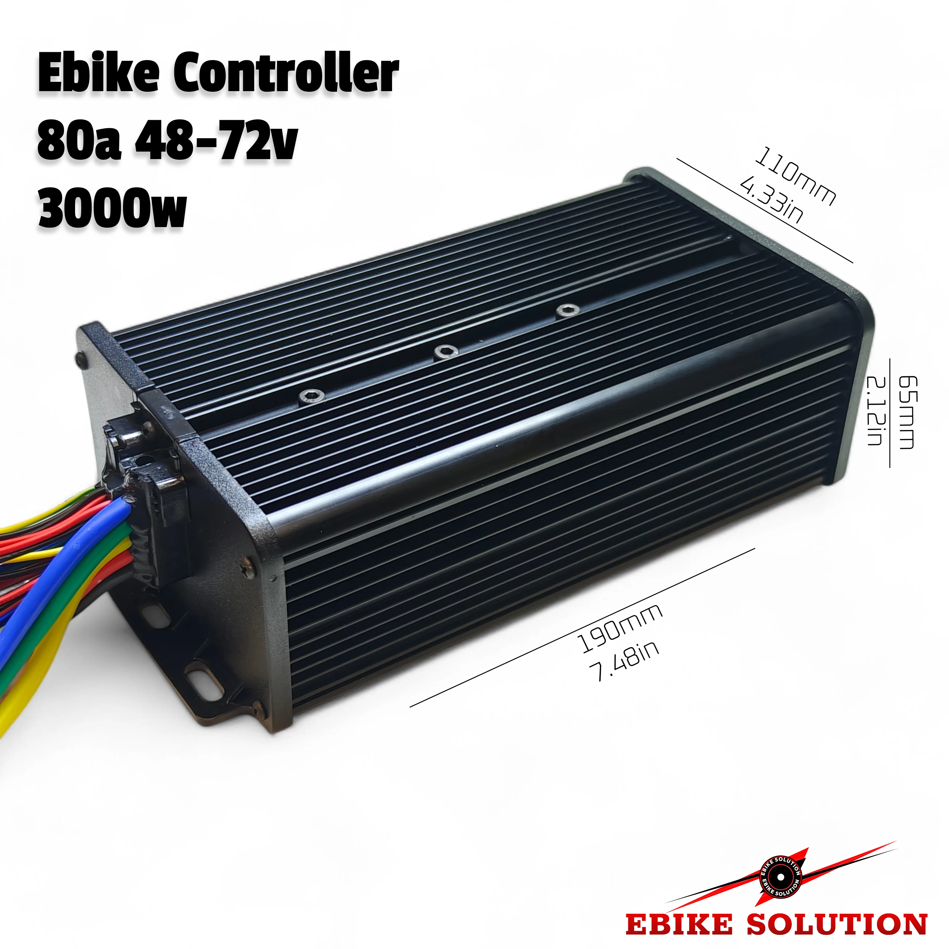 Ebike Controller MQ 48-72V 80A Speed Limit Sine Wave Controller Dual Mode - Image 7