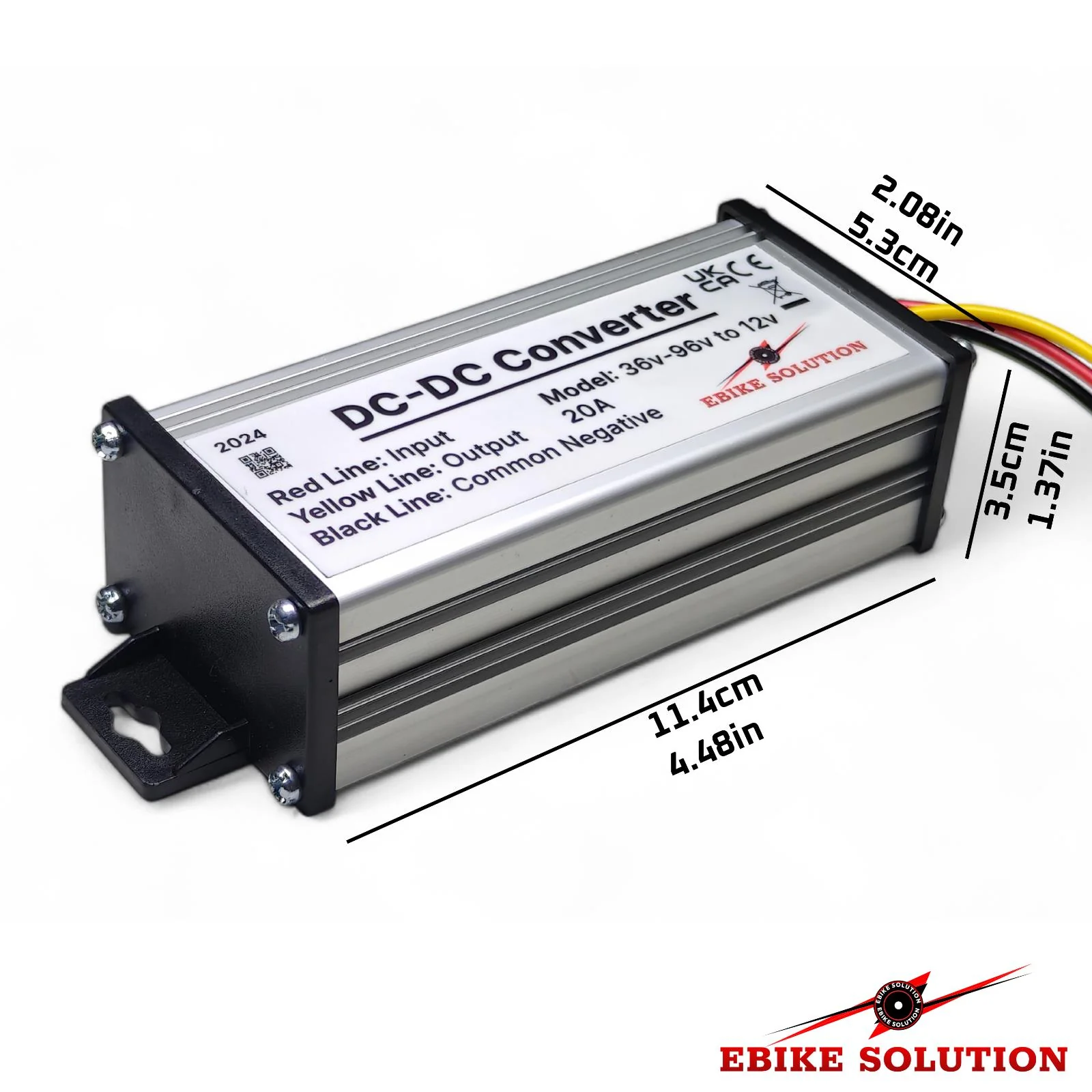 Ebike DC 36v-96v To DC 12V 20A 250W Step Down Power Supply Converter Regulator - Image 2