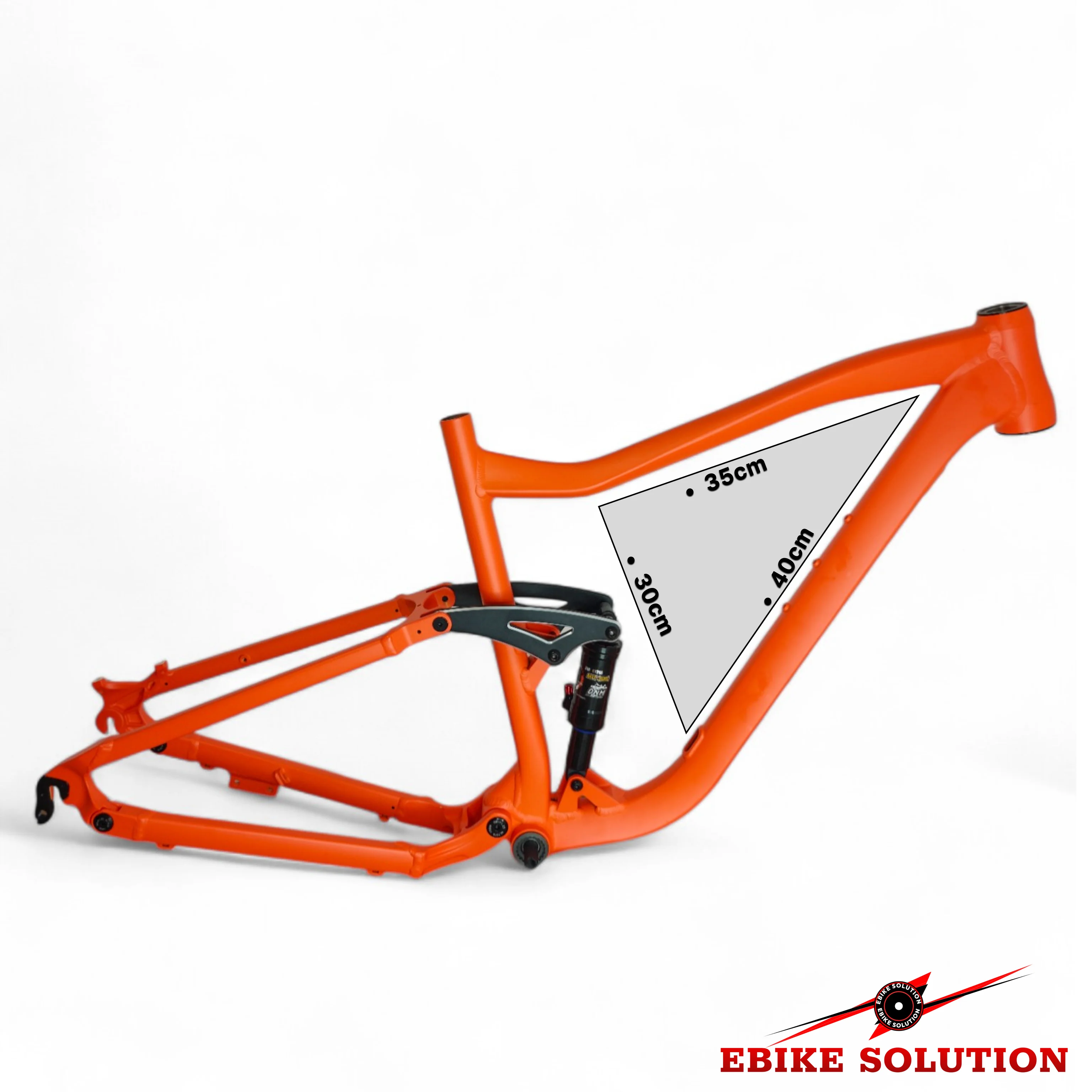 Ebike Frame For Conversion Kit 2kw 3kw Electric Mountain MTB Full Suspension Size L - Image 2