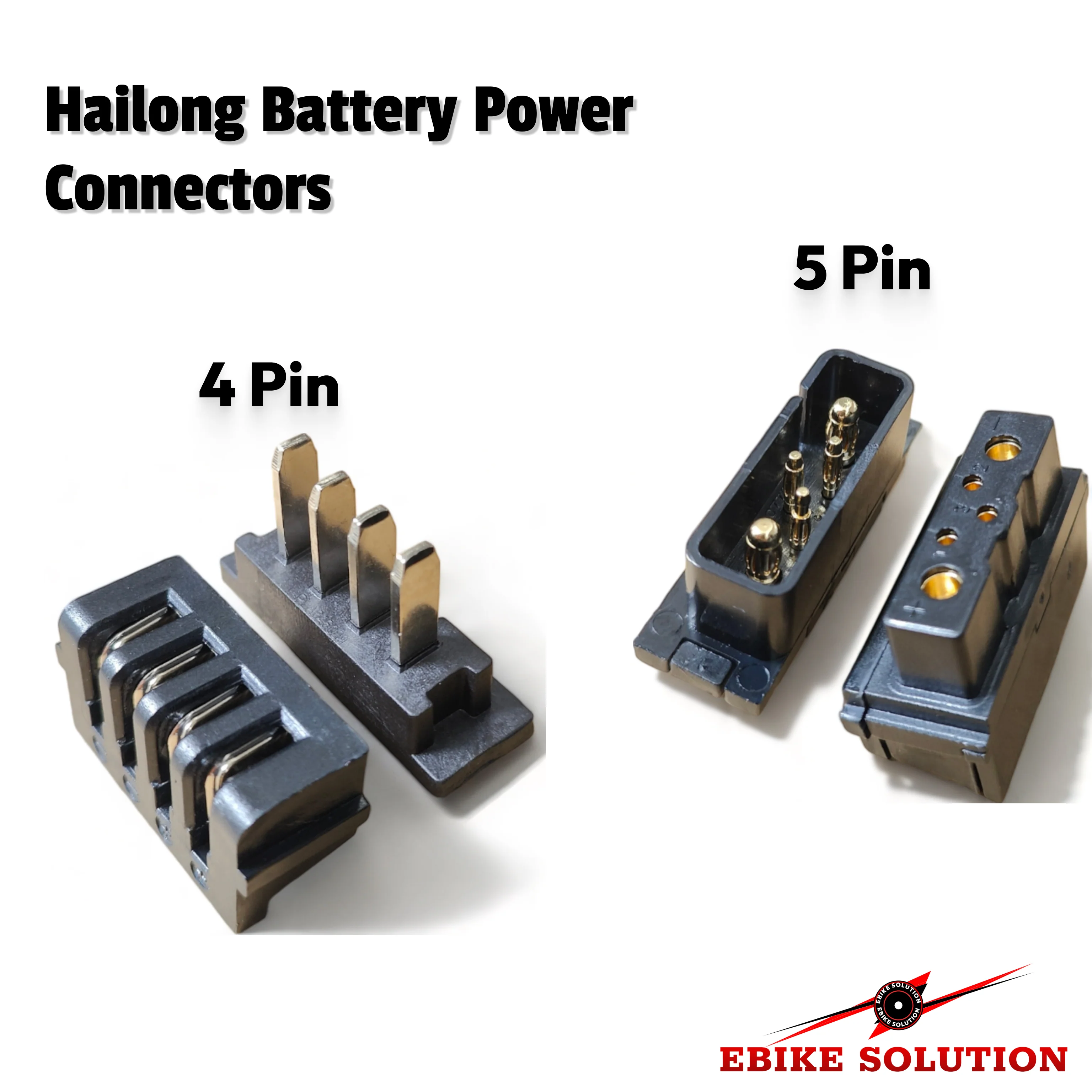 Ebike Hailong Battery Power Discharge Connector Plug 4 Pins 5 Pins Male Female - Image 8