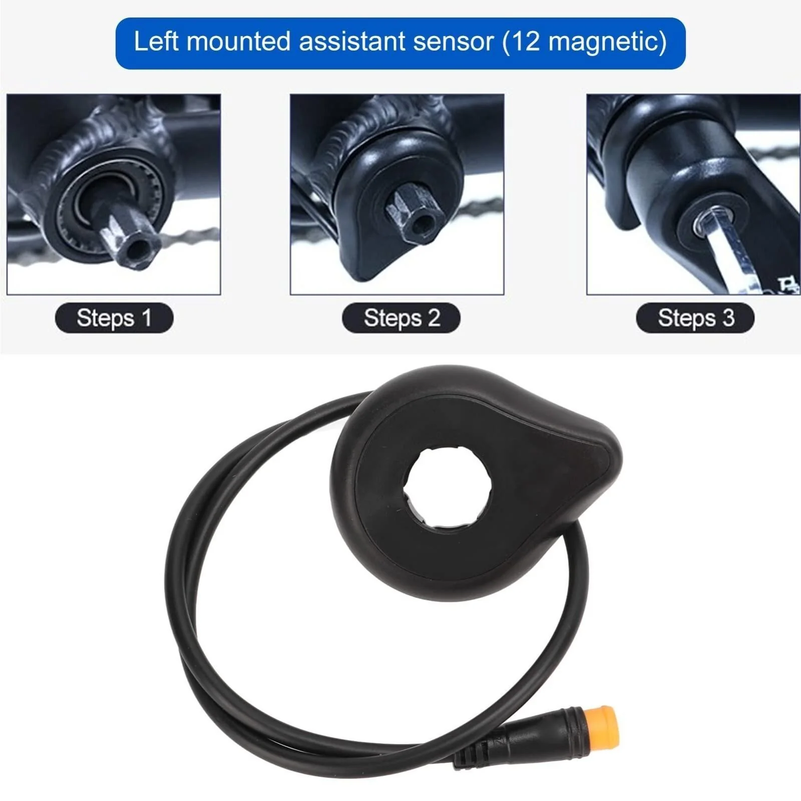 Ebike Pedal Assist Sensor Double Hall 12 magnet PAS System for Hub Motor Kits - Image 4