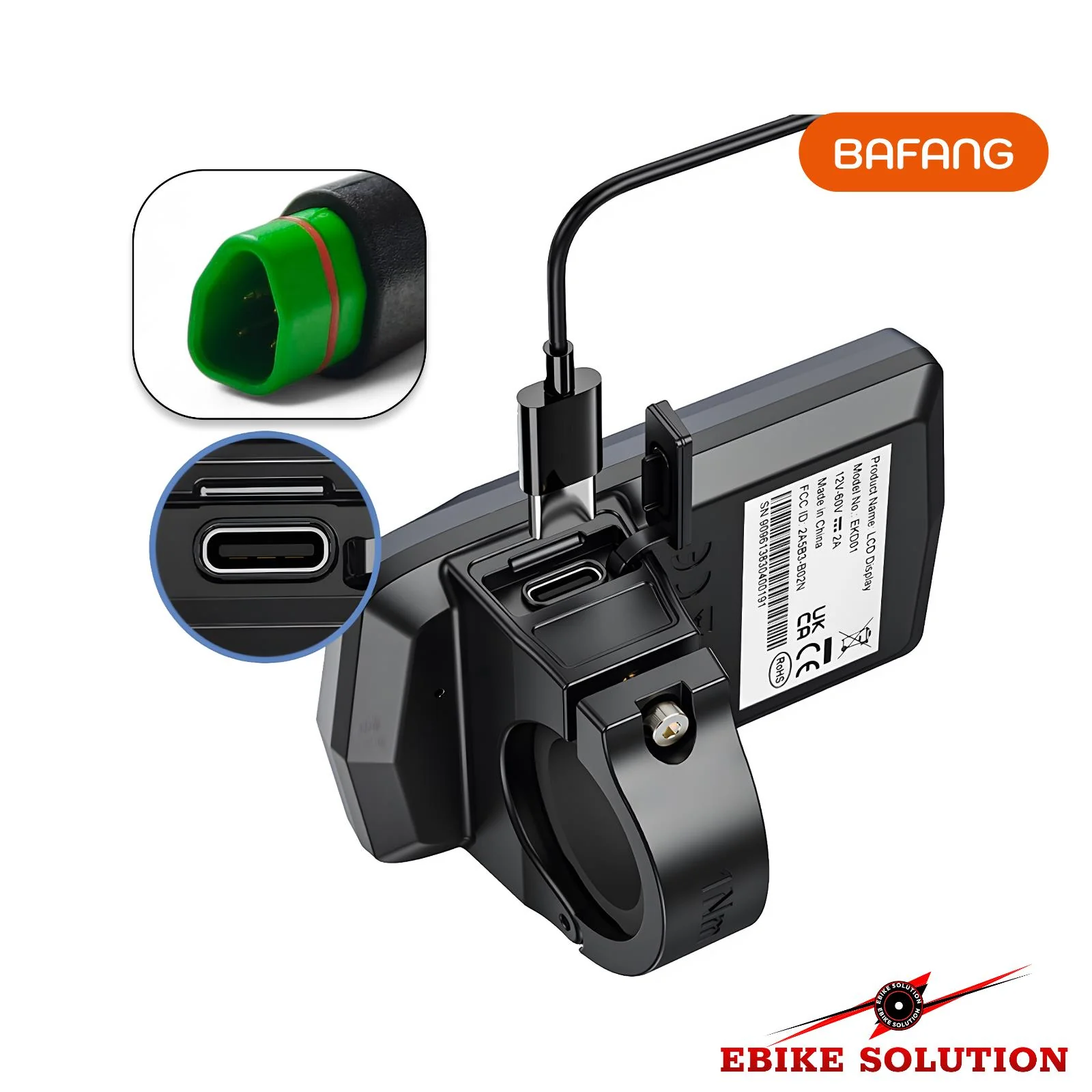 EKD01 Bafang Display CAN Protocol for BAFANG Hub Mid Drive Motor Bicycle screen - Image 3
