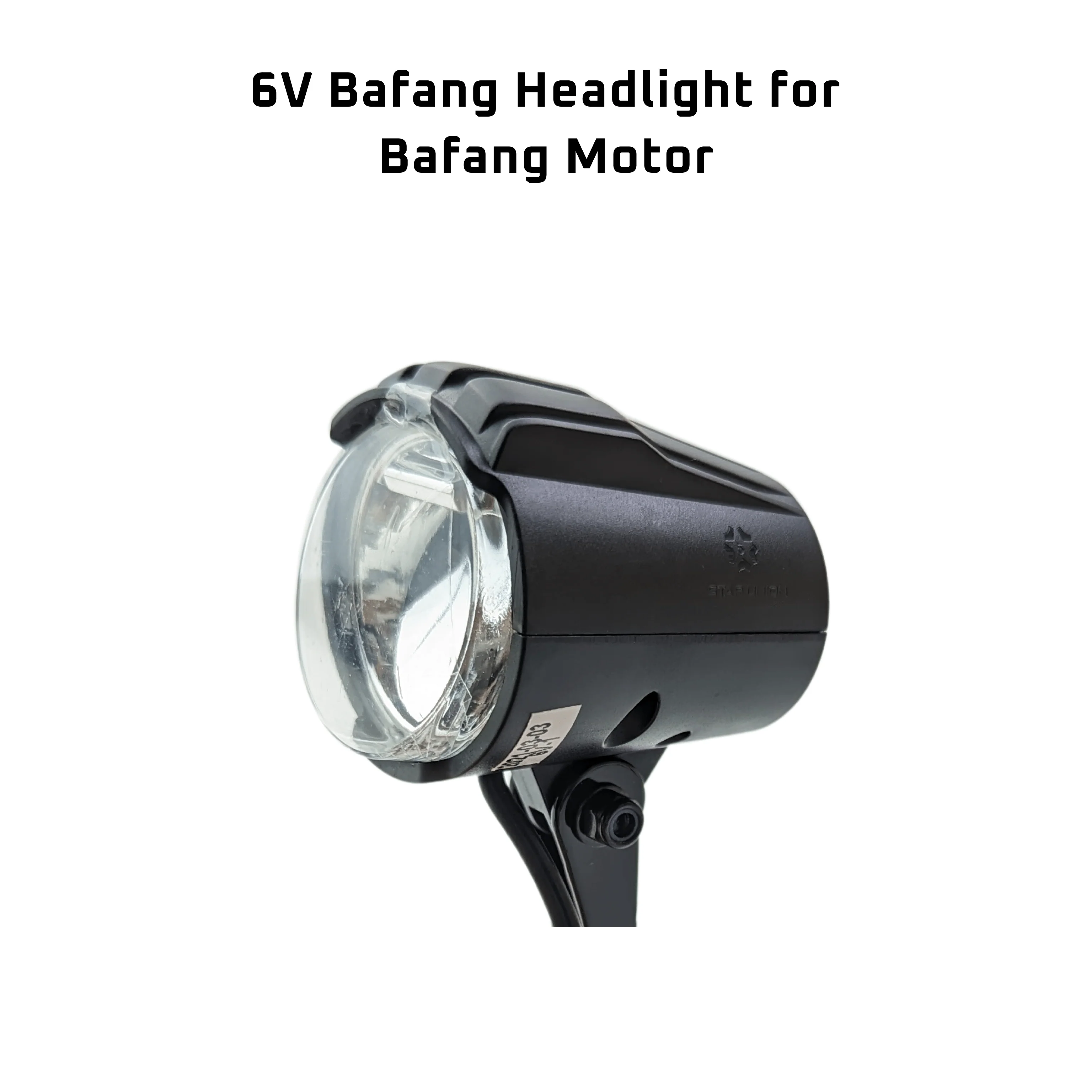 Electric Bicycle 6V LED Headlight Rainproof EBike Mountain Bike Front Light For Bafang