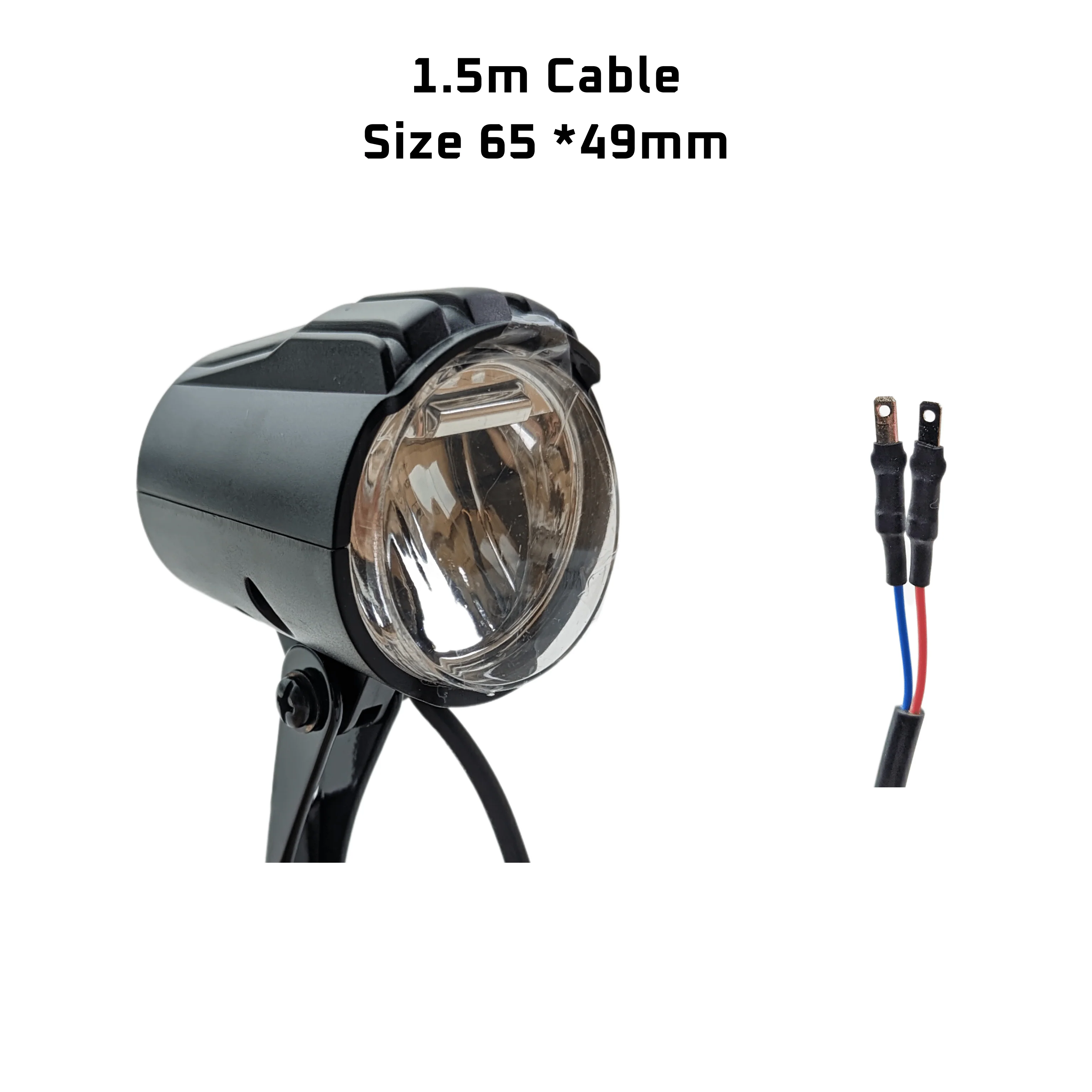 Electric Bicycle 6V LED Headlight Rainproof EBike Mountain Bike Front Light For Bafang - Image 2
