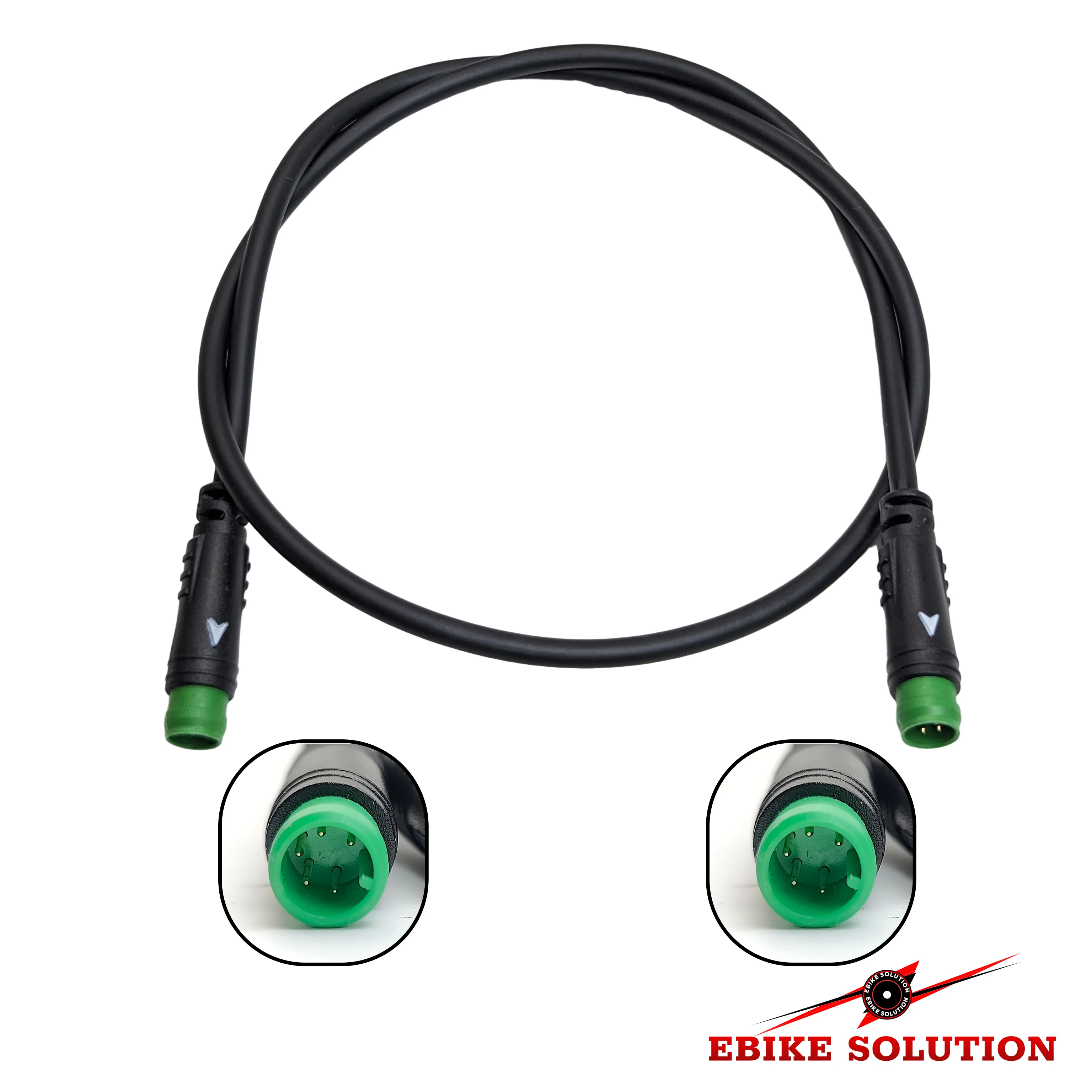 Electric Bicycle Ebike 5 Pin Male to Male Display Extension Cable Connector - Image 2
