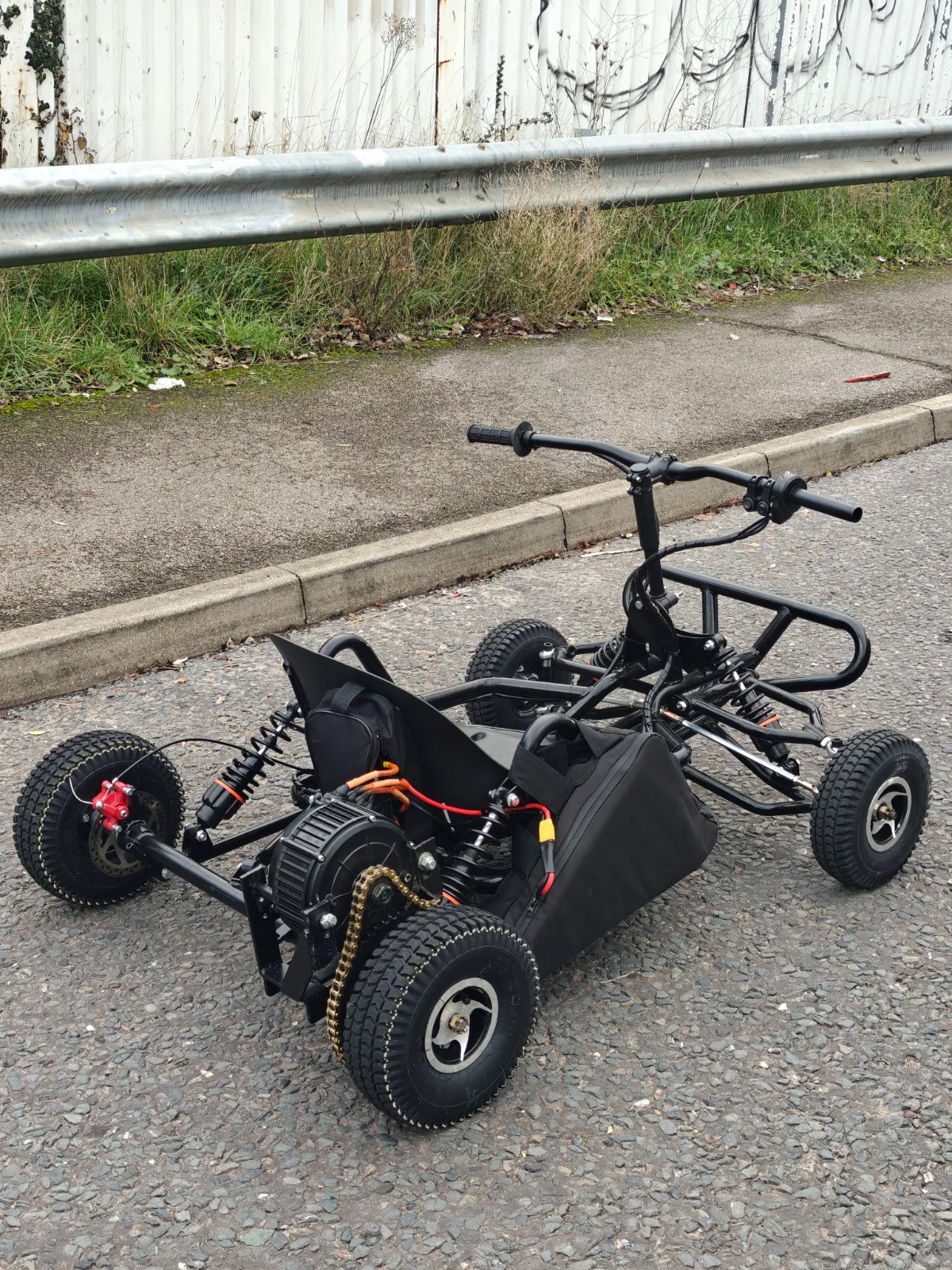 Electric Mini Go Kart Buggy Full Suspension 72v 5000w QS Motor 50+MPH
