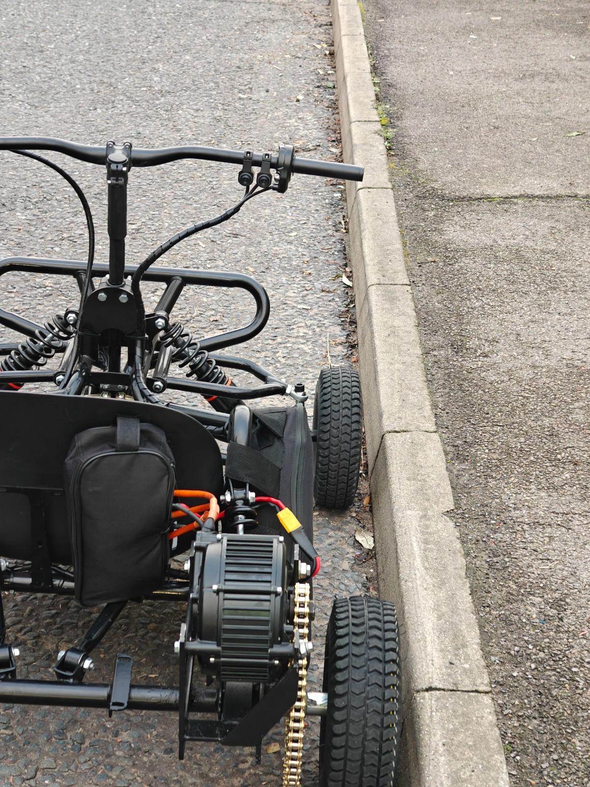 Electric Mini Go Kart Buggy Full Suspension 72v 5000w QS Motor 50+MPH - Image 4
