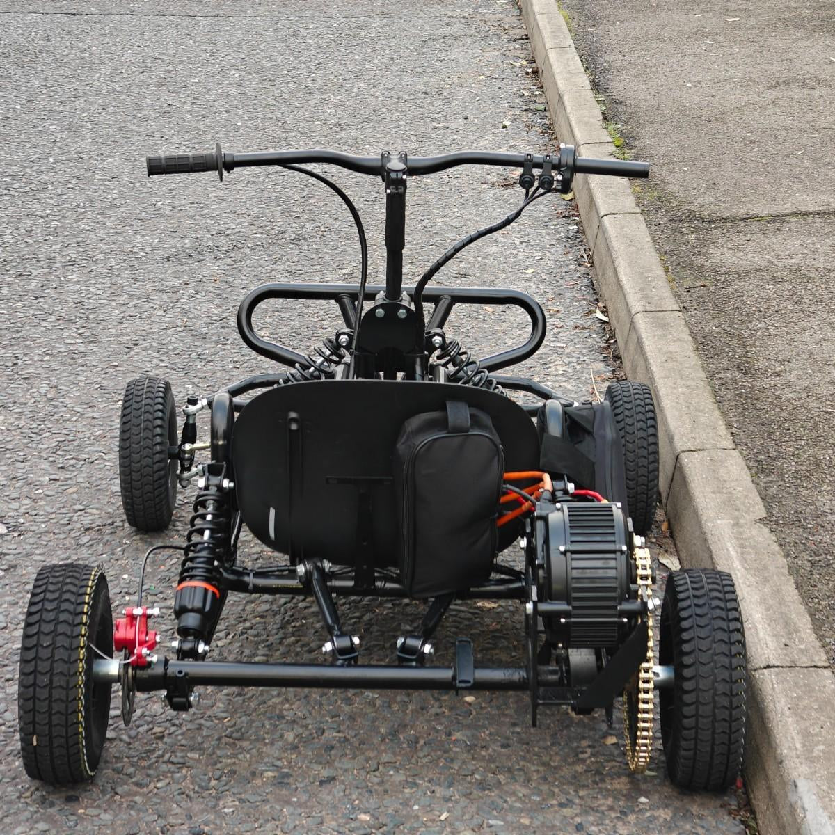 Electric Mini Go Kart Buggy Full Suspension 72v 5000w QS Motor 50+MPH - Image 7