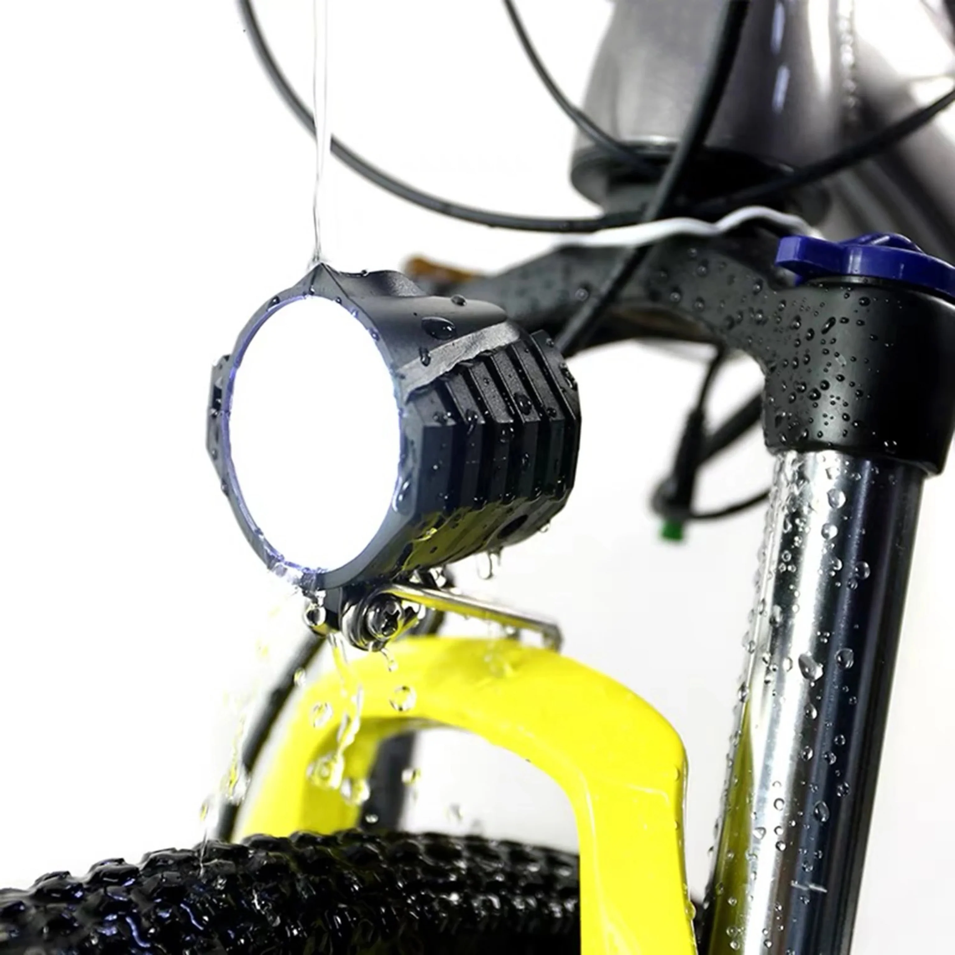 Electric Mountain Bicycle 36/48V Led Headlight & Horn - Image 4