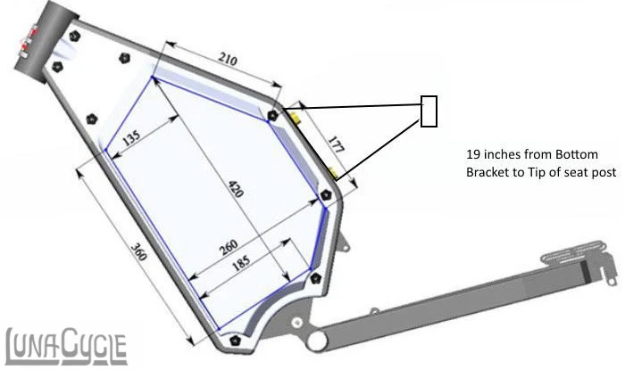 Full Suspension Enduro Ebike Frame Electric Mountain Bike - Image 6
