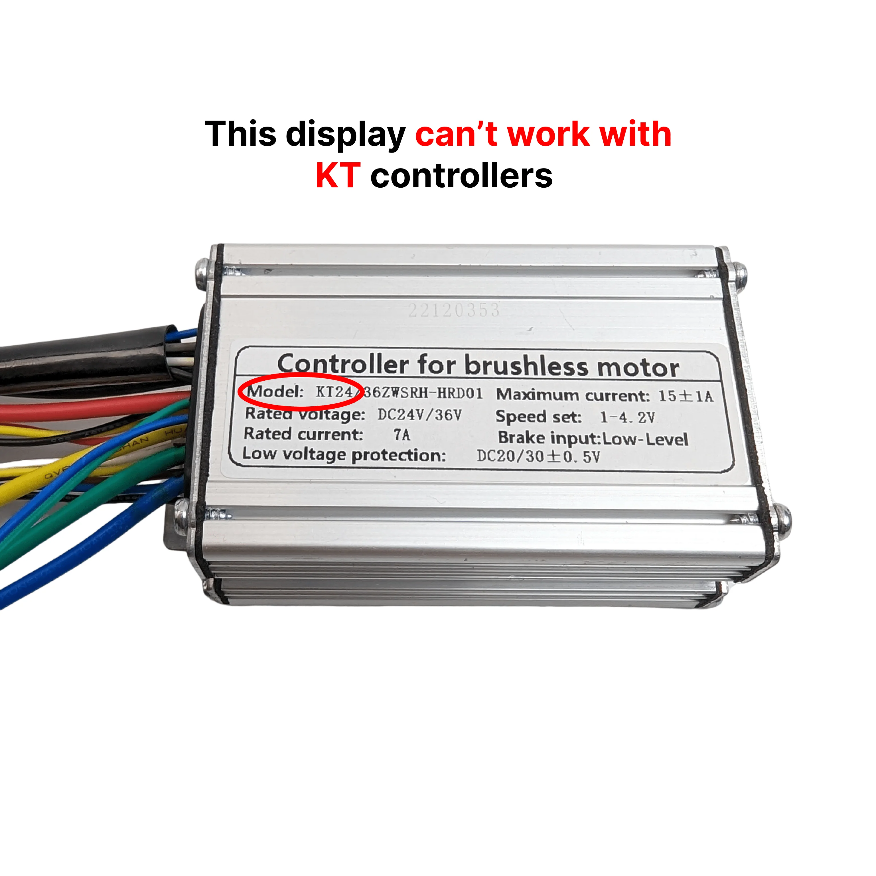 KT-LCD5 Display Meter Control Panel 24/36/48V For E-Bike Electric Bicycle - Image 4
