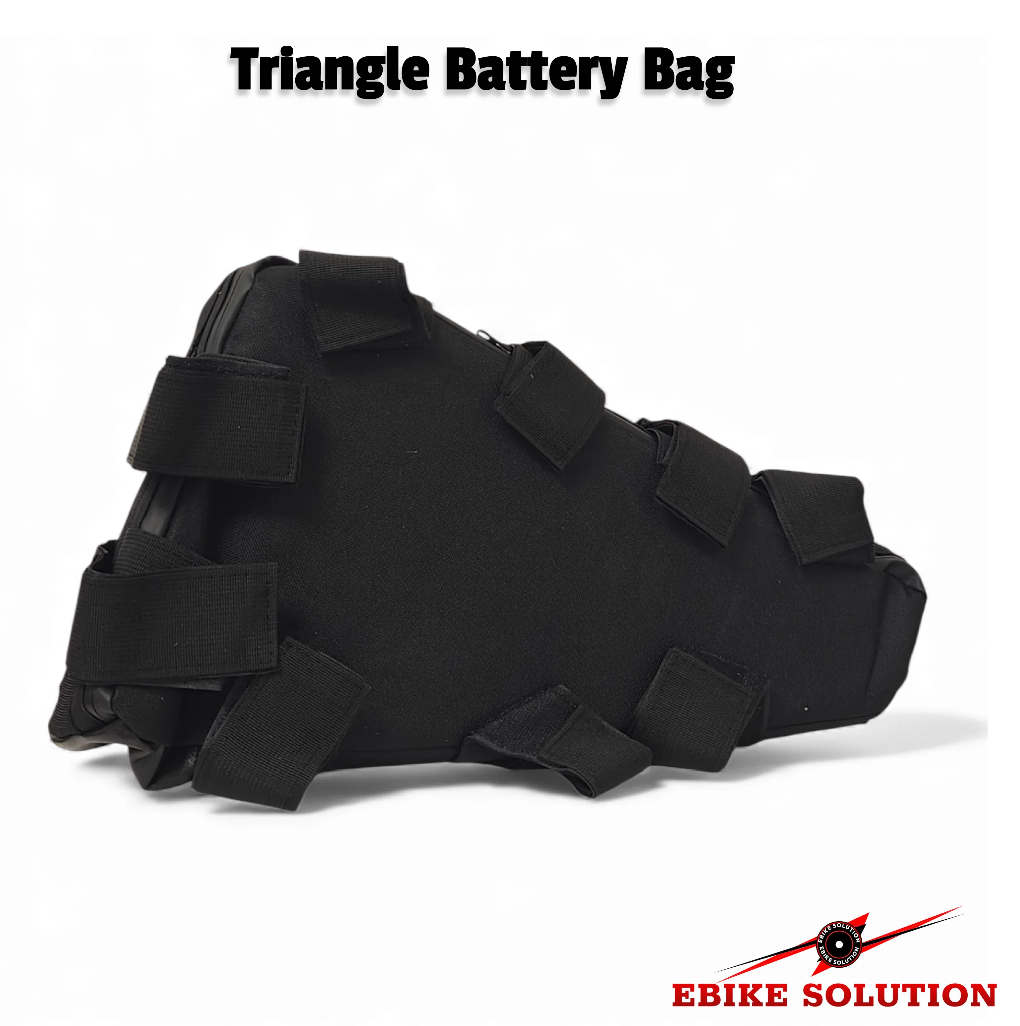 Large Triangle Battery Ebike Bag Storage Waterproof For MTB Electric Bicycle Li-ion UK - Image 2