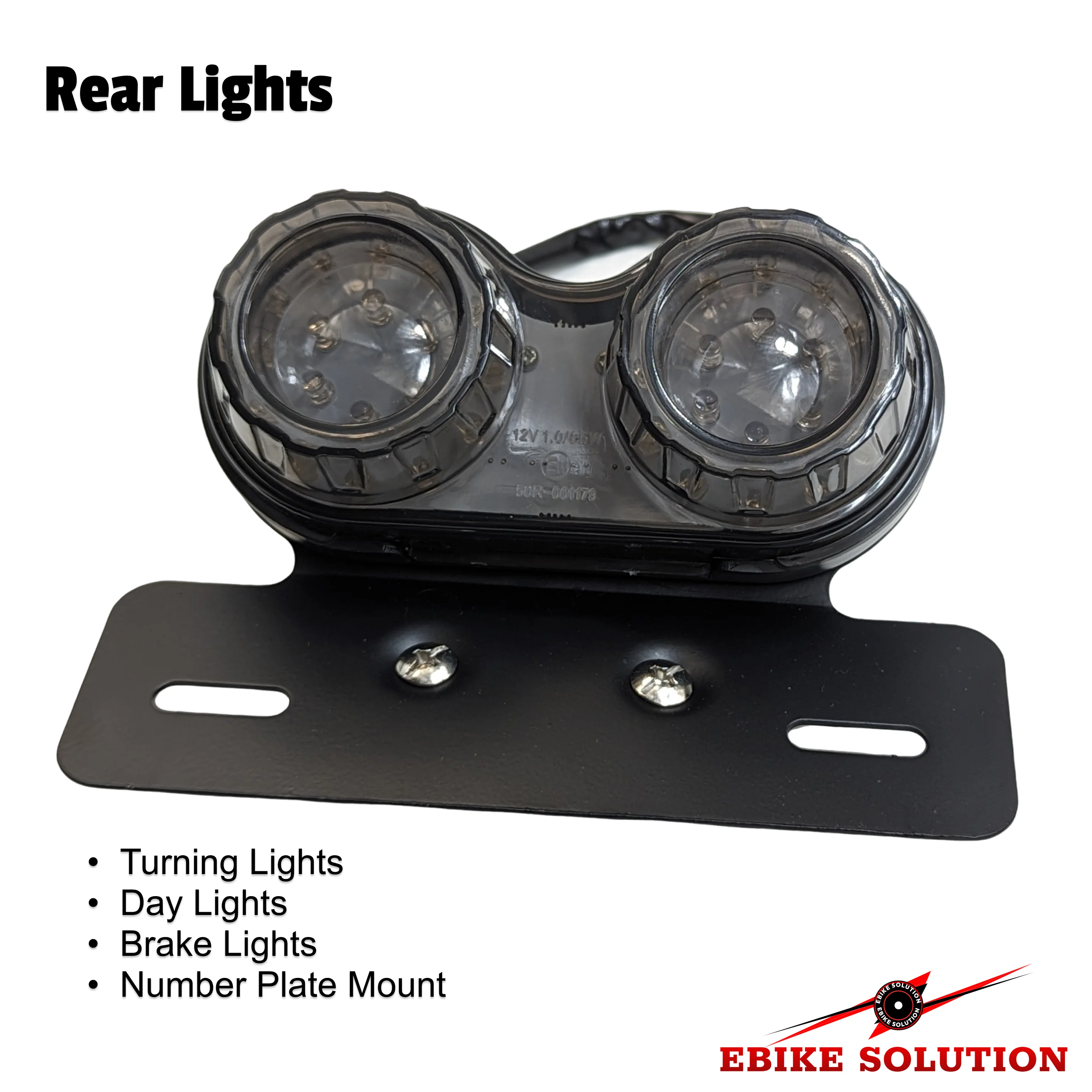 Motorcycle Lights Set Front Rear Lights Horn DIY - Image 4