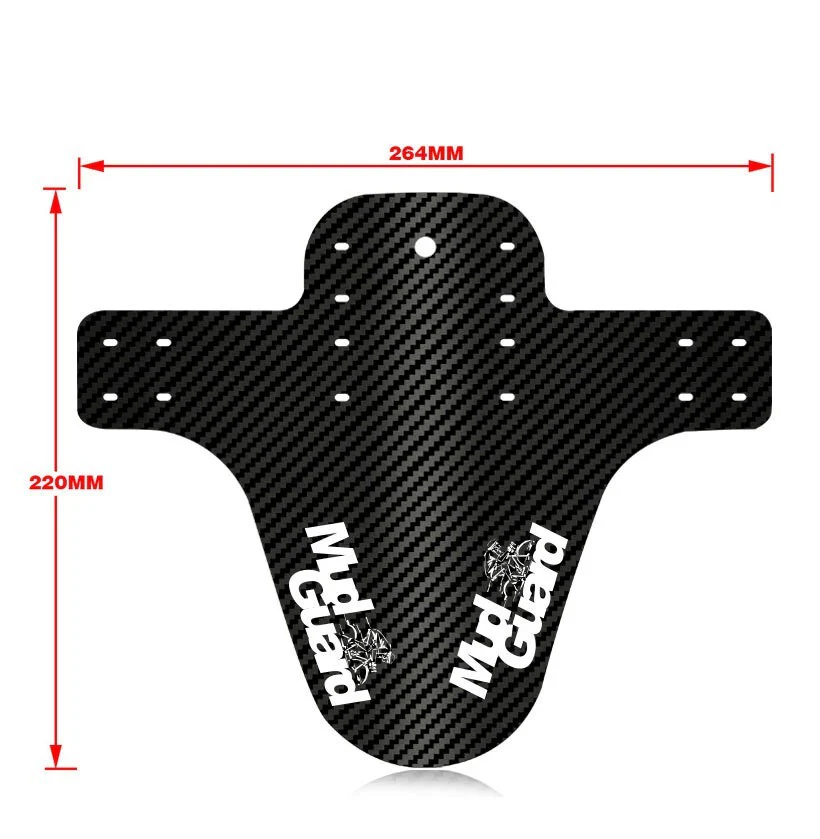 Mud Guard Cycling Mountain Bike MTB Front or Rear Mudguard Ride Fender - Image 5