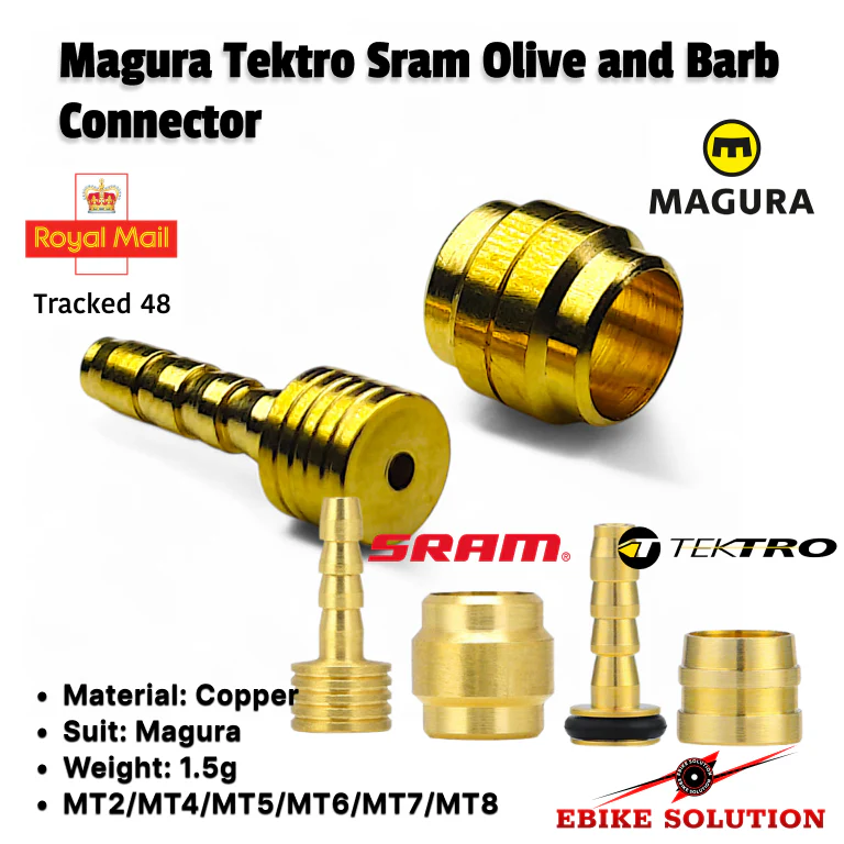 Olive and Connecter Insert for Bike Hydraulic Brake Hose Magura Tektro Sram x5