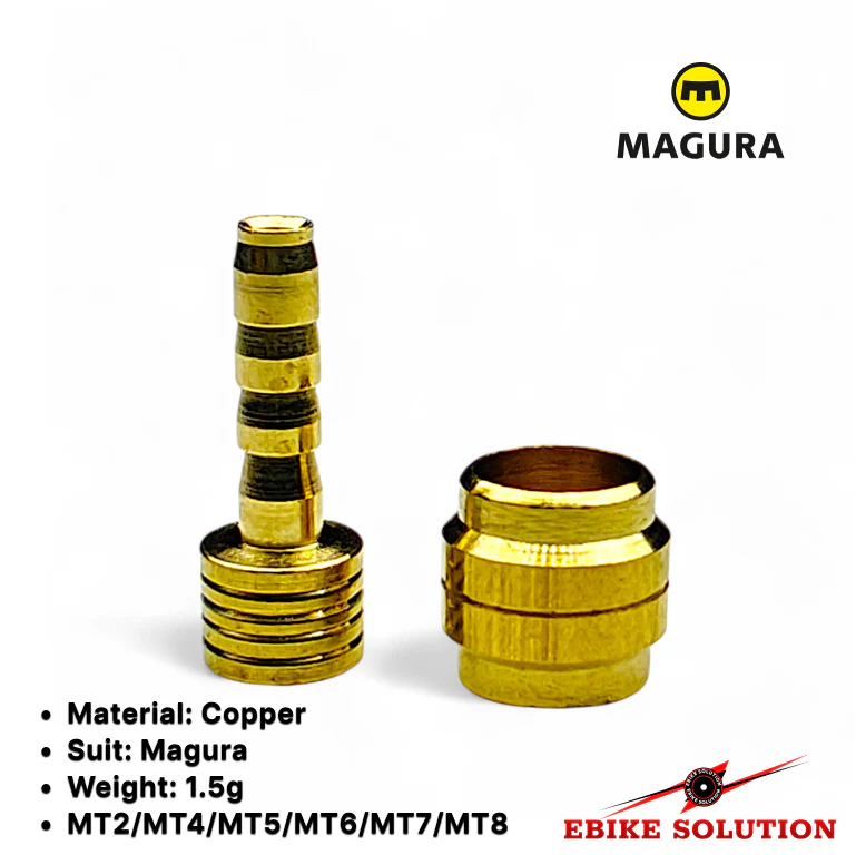 Olive and Connecter Insert for Bike Hydraulic Brake Hose Magura Tektro Sram x5 - Image 2