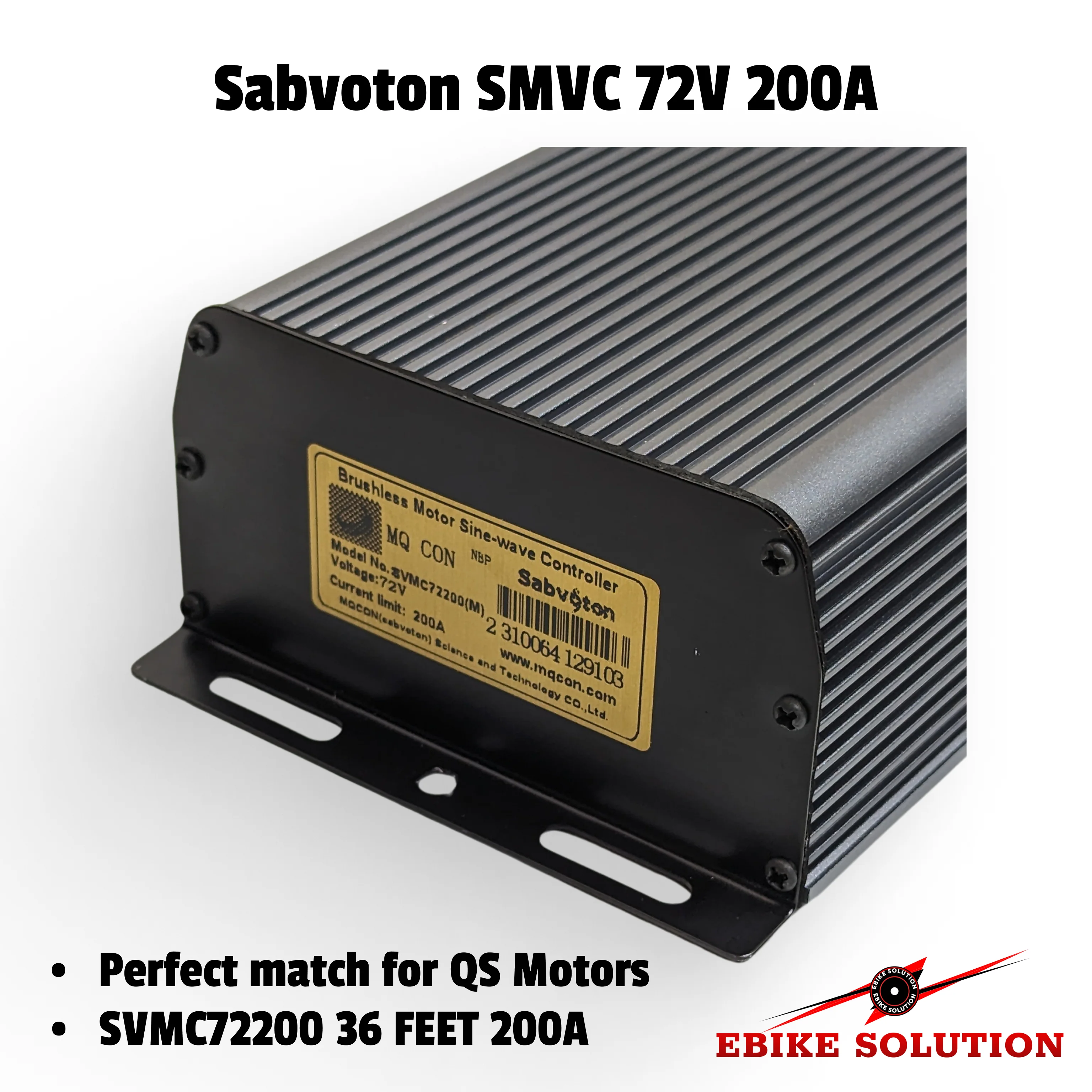 Sabvoton Controller V2 72V 200A Ebike Enduro Stealth Bomber SMVC72200M - Image 3