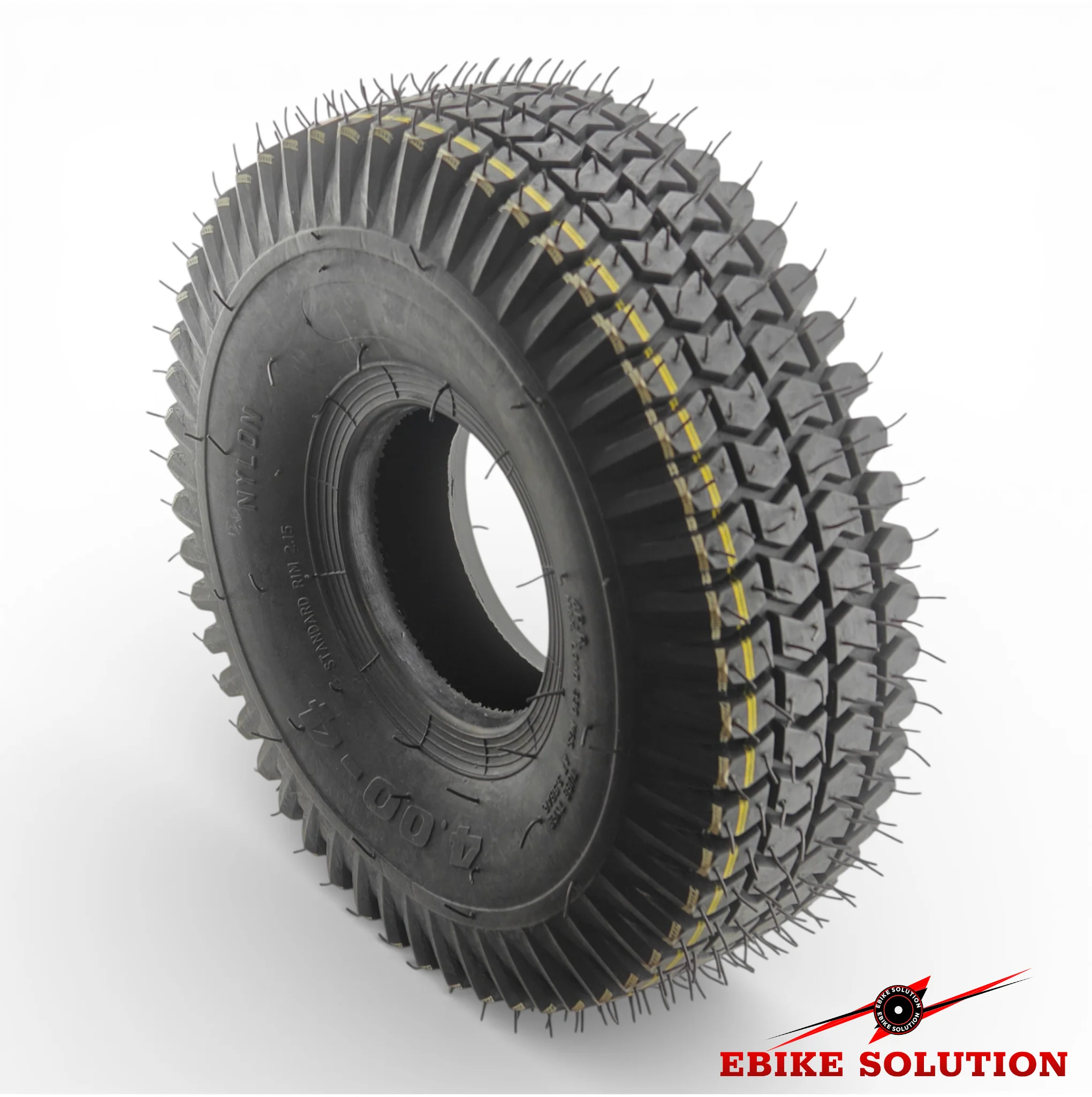 Tyre 4.00-4 Black Pneumatic Chevron Tread Mobility Scooter 4 Inch Wheel Rim 4ply - Image 5