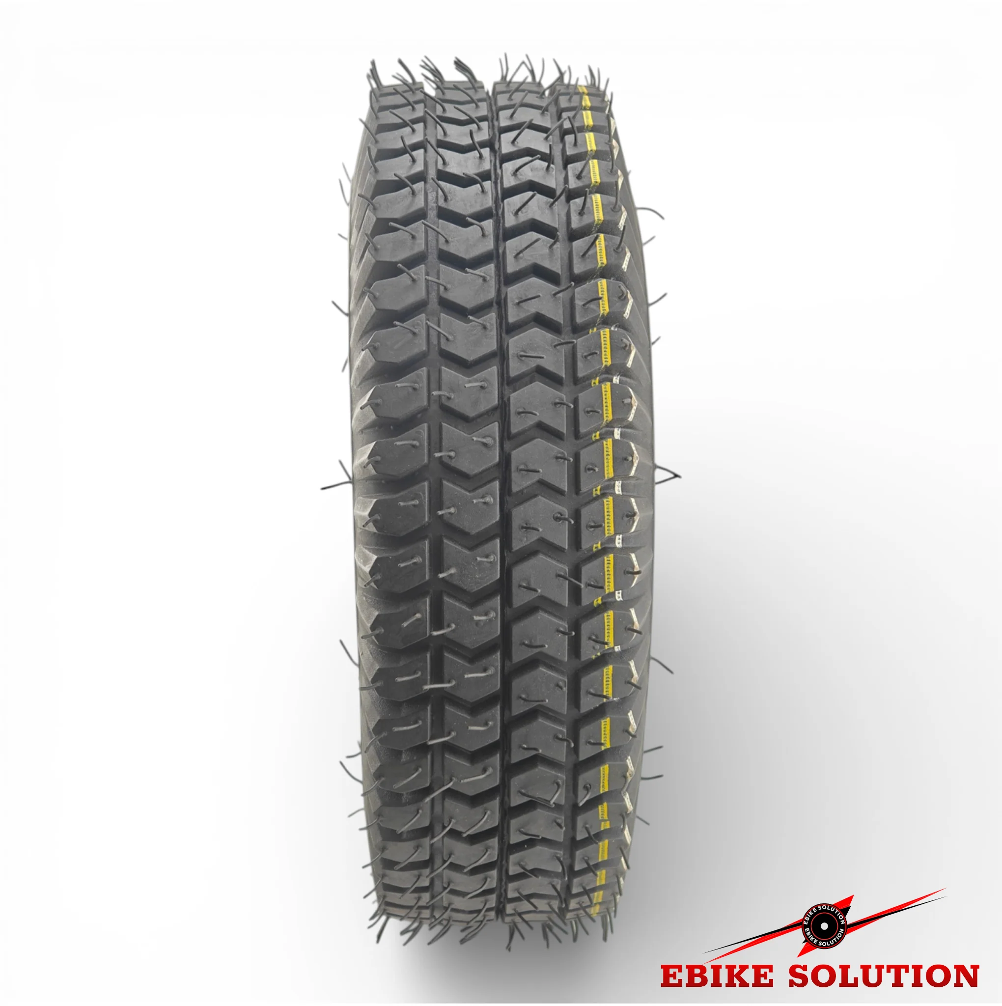 Tyre 4.00-4 Black Pneumatic Chevron Tread Mobility Scooter 4 Inch Wheel Rim 4ply - Image 6
