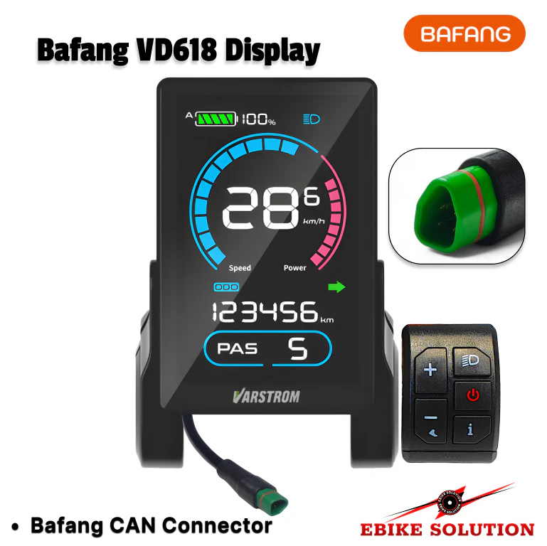 VD618 Display for BAFANG Kit Mid Dirve Kit (Triangle Connector) CAN System