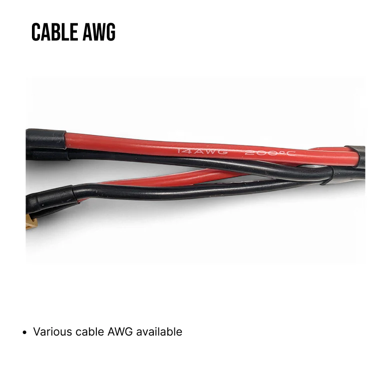 XT60 Parallel Battery Connector Male 2x Female Cable Dual Extension Y Splitter - Image 3